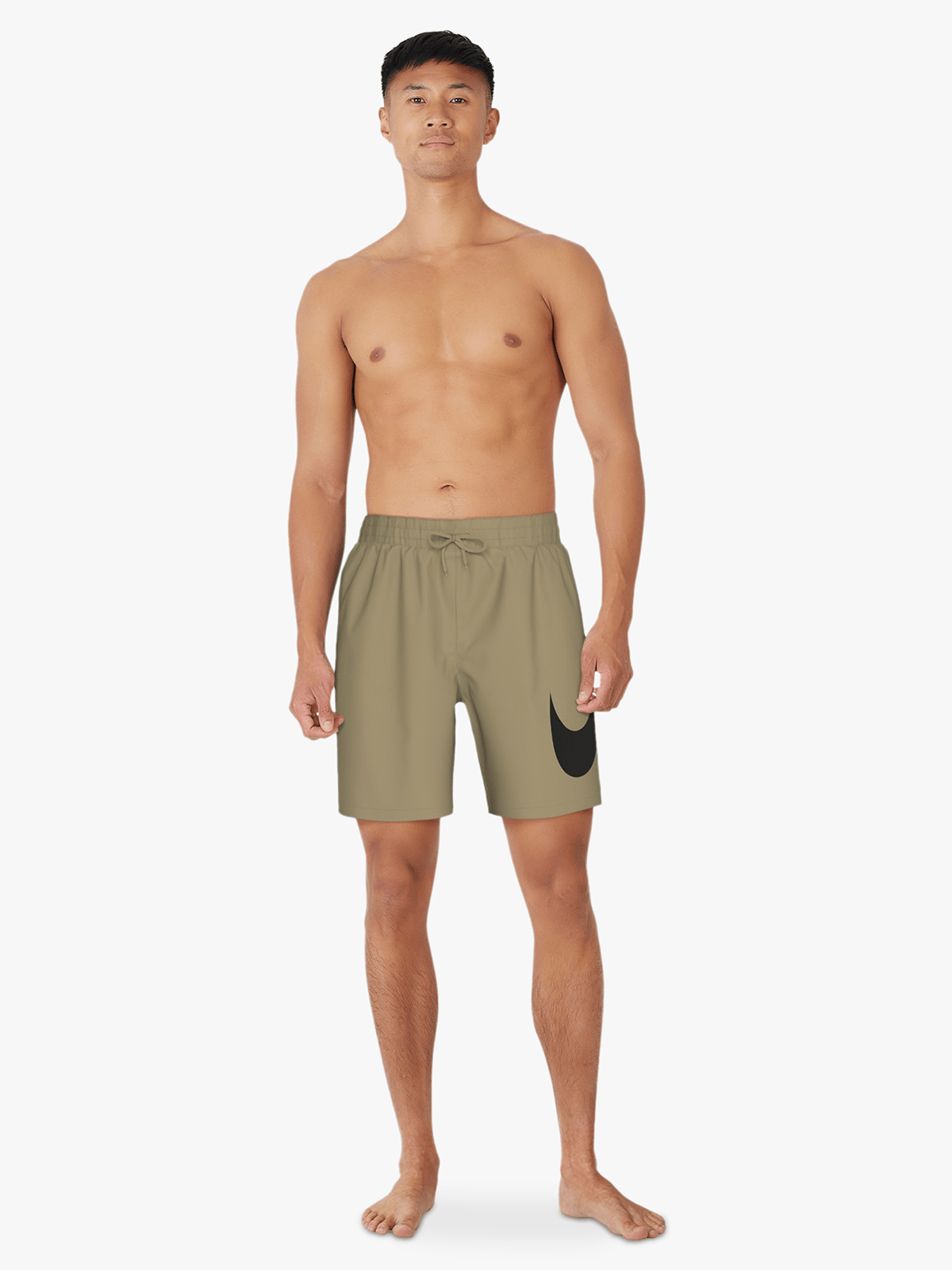 Nike Men&#39;s 7-Inch Parachute Beige Volley Swim Shorts - Quick Dry &amp; Comfortable
