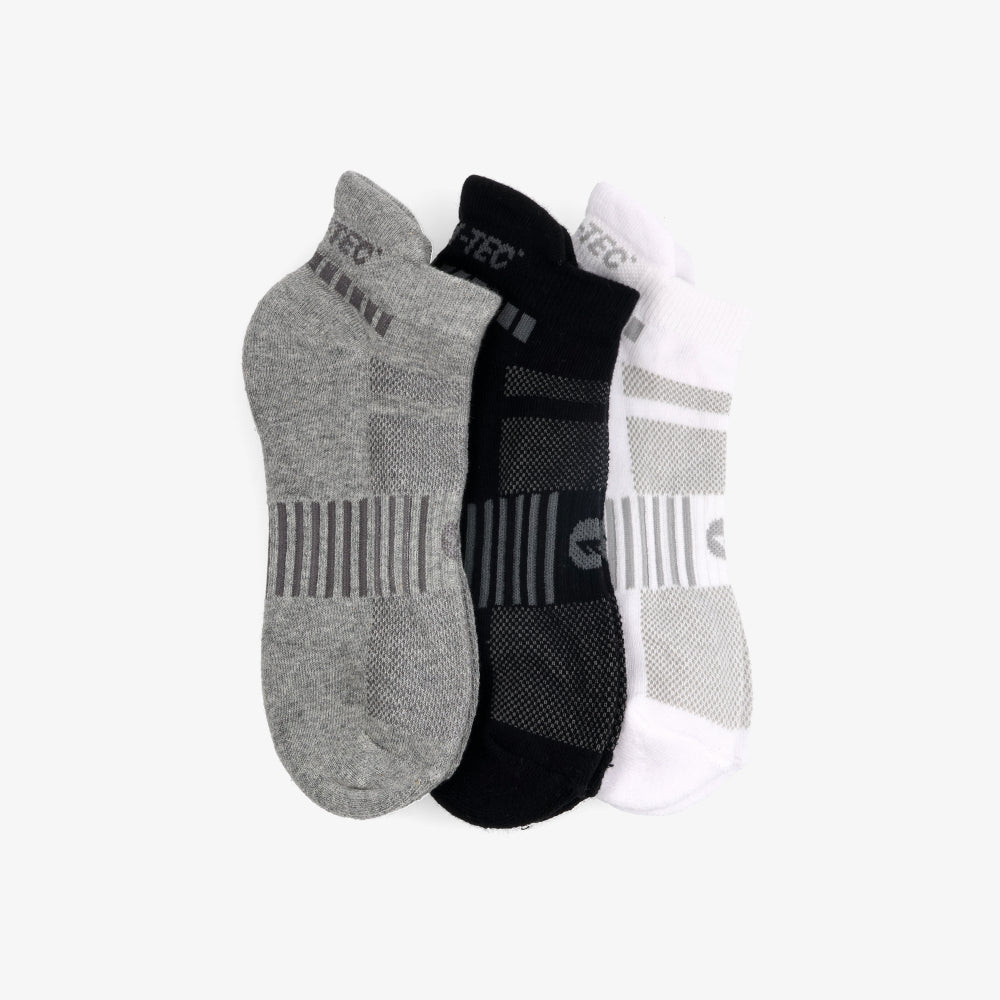 Hi-Tec Women&#39;s Cushioned Sport Socks 3-Pack: Ultimate Comfort for Active Adventures
