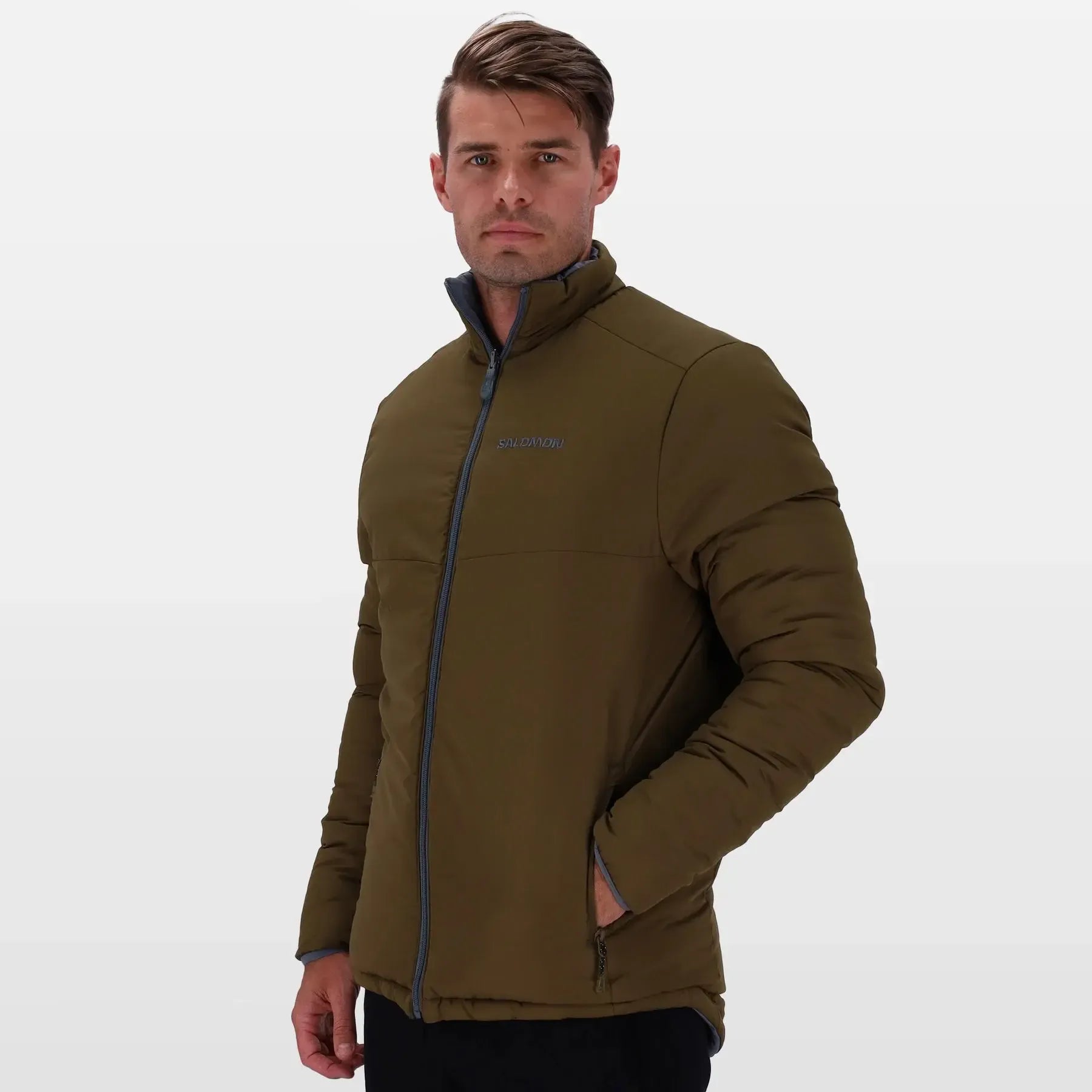 Salomon Men's Reversible Agenta Winter Jacket - Warm, Breathable, Stylish