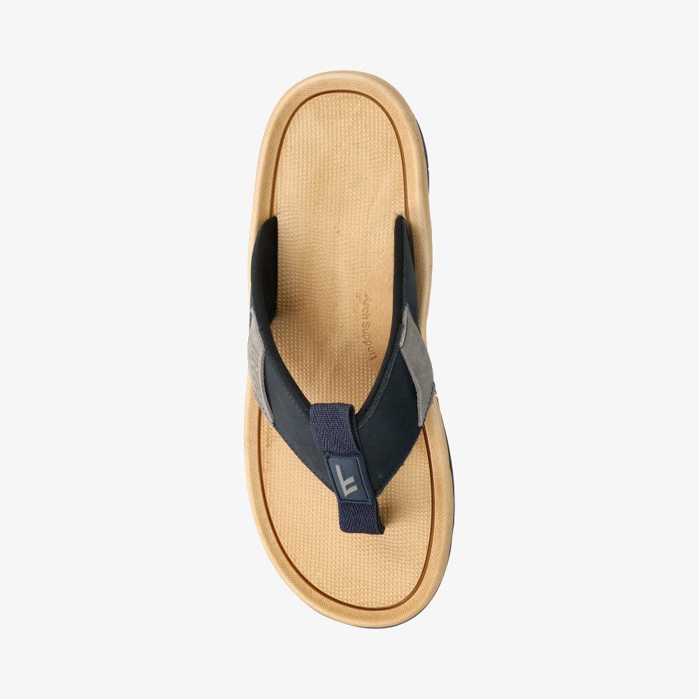 Hi-Tec Atlas Husk Men&#39;s Durable Leather Sandals with Arch Support &amp; Grip