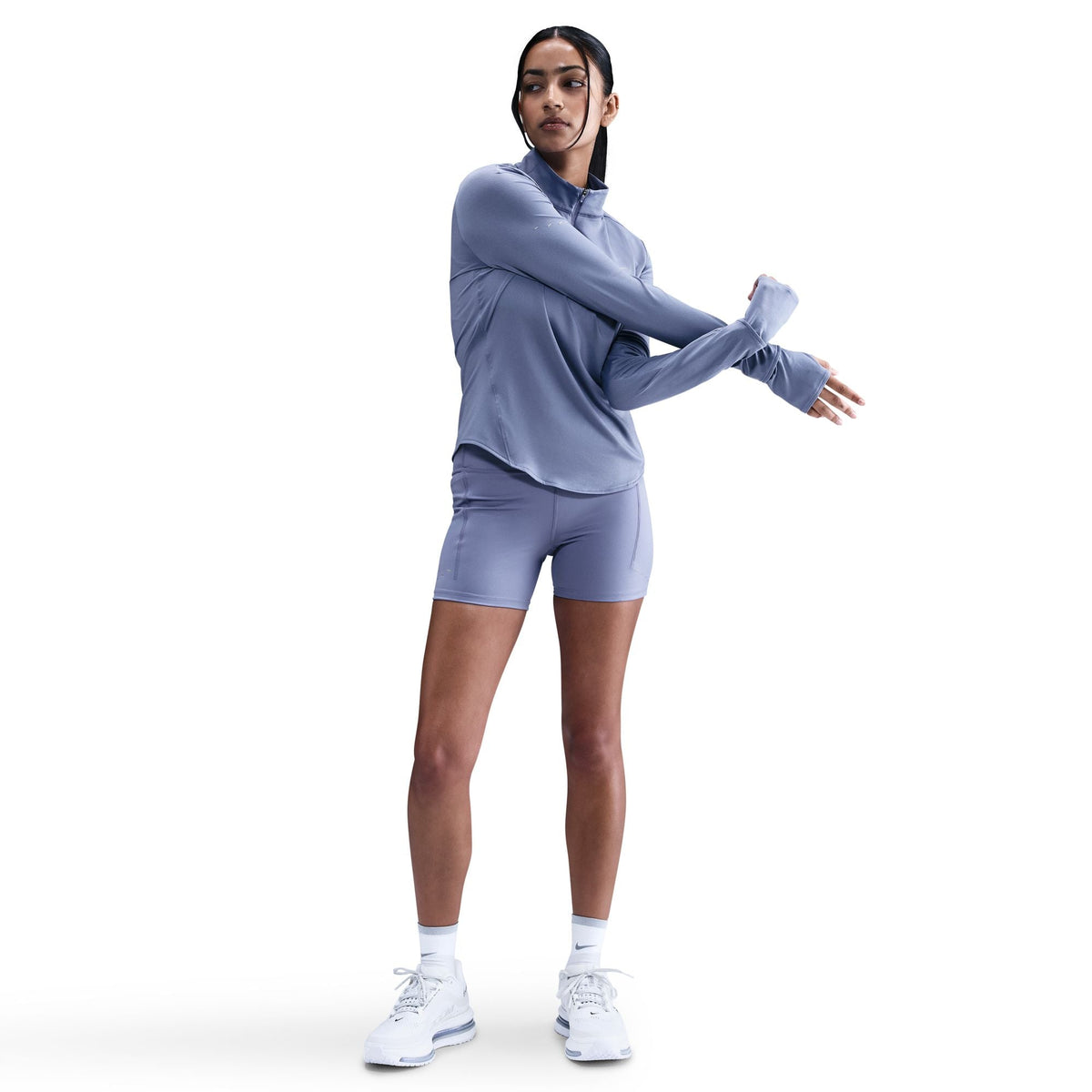 Nike Swift Dri-FIT UV 1/4-Zip Running Top World Indigo