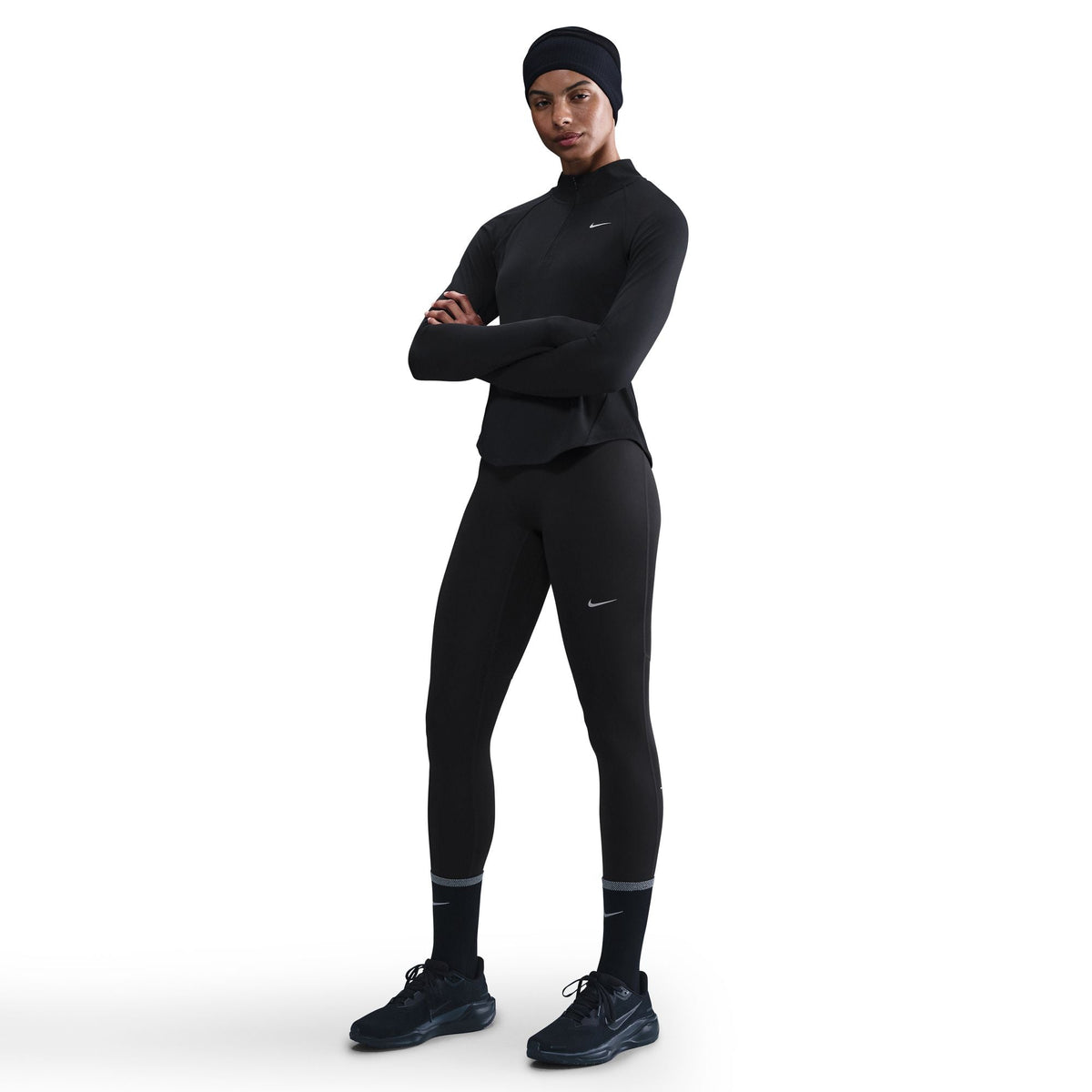Nike Tempo High-Waisted 7/8 Running Leggings Black