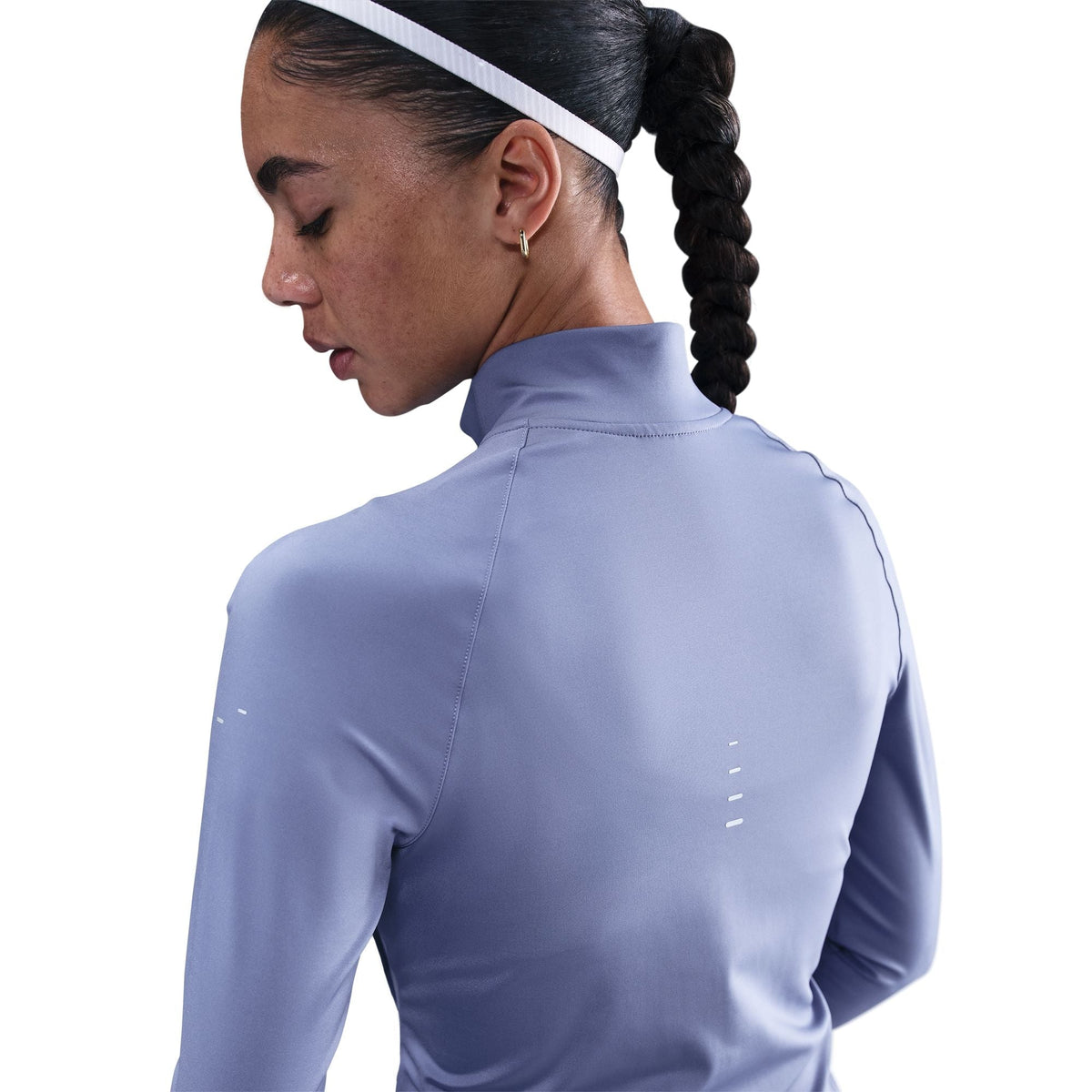 Nike Swift Dri-FIT Full-Zip Mid-Layer Running Top World Indigo