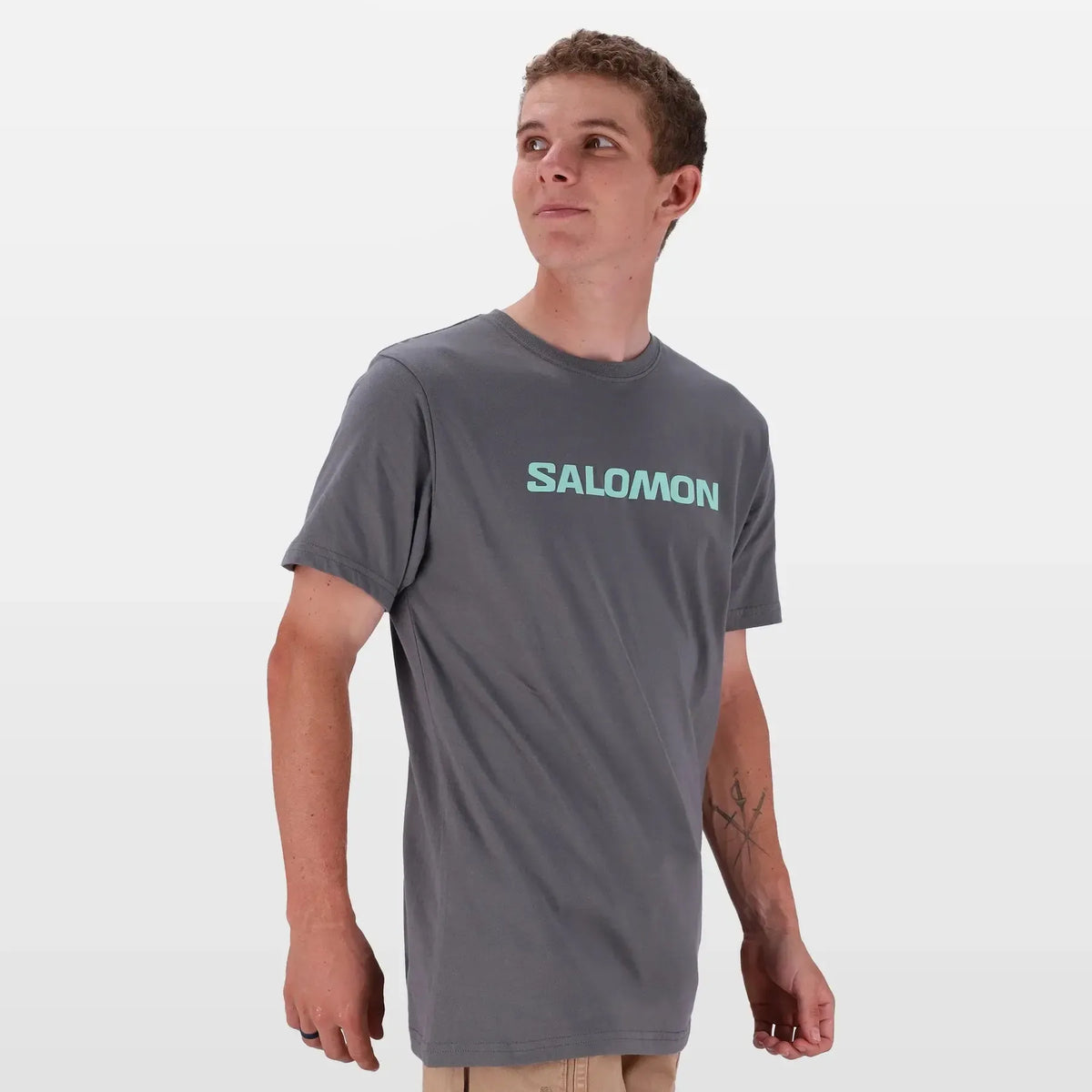 Salomon Men&#39;s Core Logo Cotton Tee: Comfortable, Stylish, Everyday Casual Wear