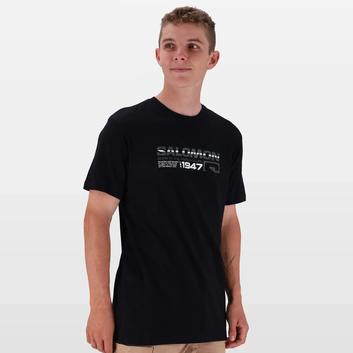 Salomon Crossing Paths Men&#39;s Graphic Cotton T-Shirt – Comfortable Everyday Tee