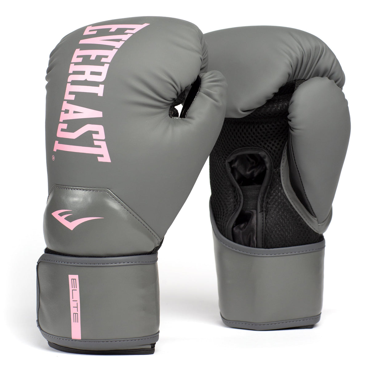 ELITE 2 BOXING GLOVES - GREY &amp; PINK