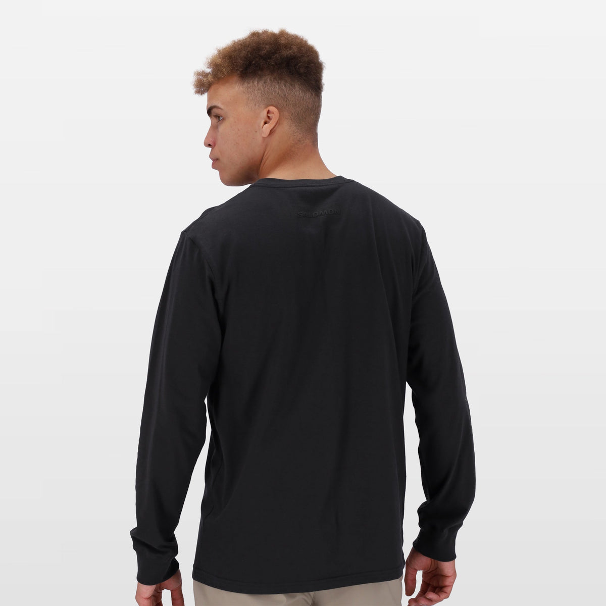 Men&#39;s Salomon Phantom Long Sleeve Emblem Graphic Outdoor Lifestyle Tee