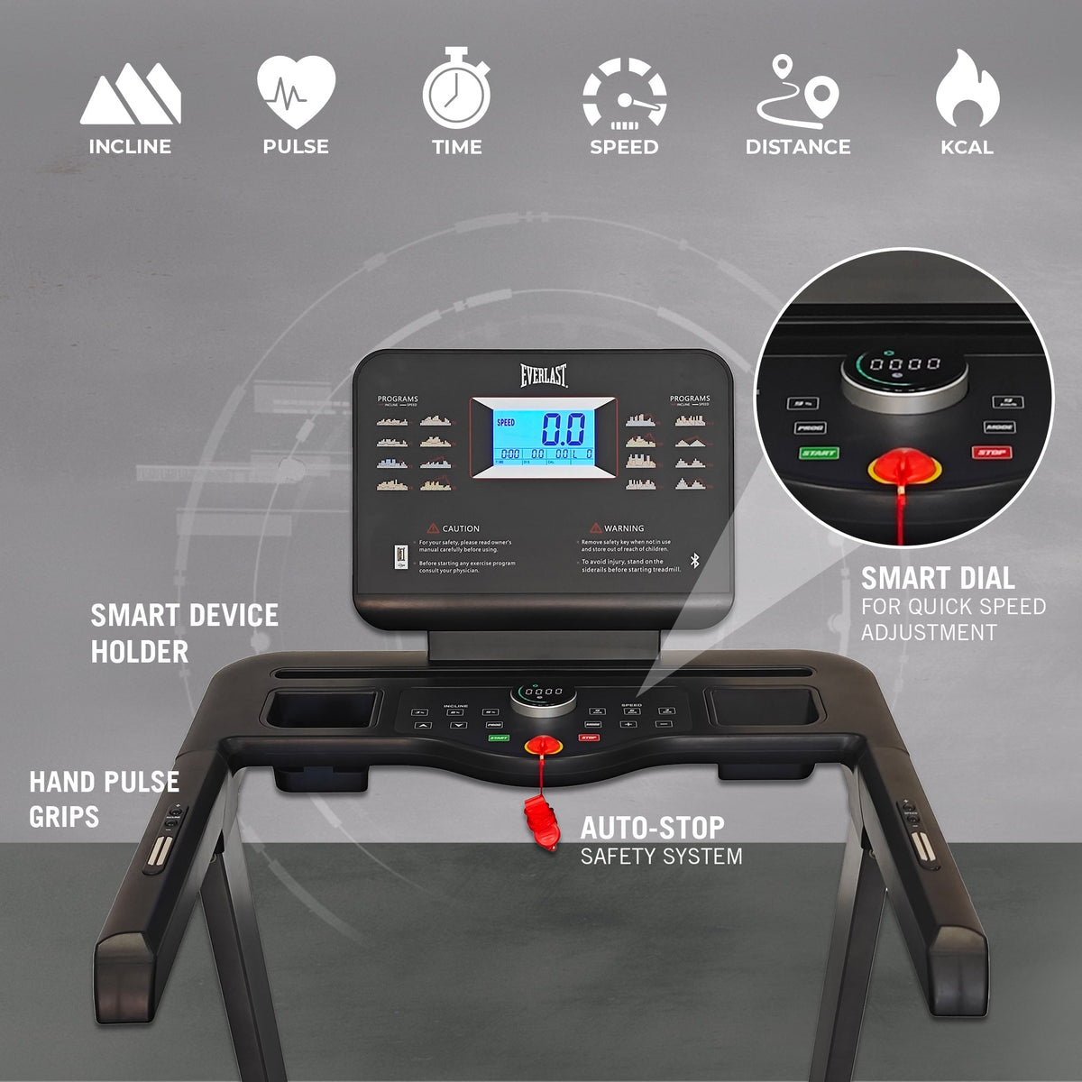 EVERLAST ECHO TREADMILL with Bluetooth &amp; Fitness Apps