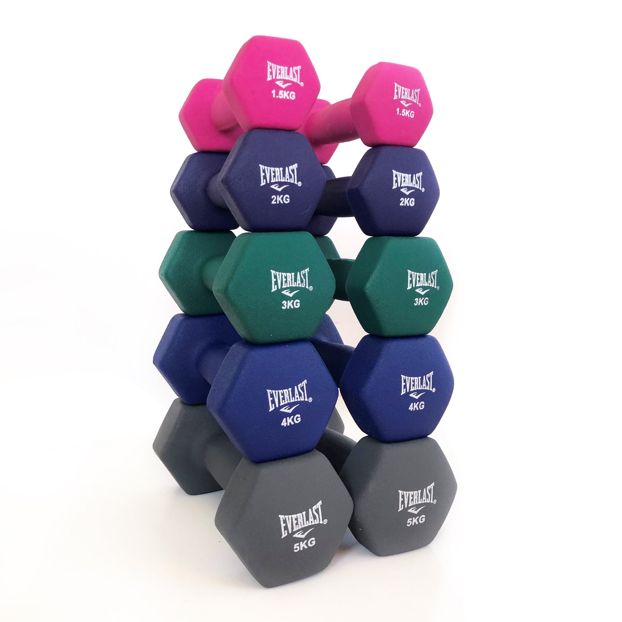 PAIR OF 4KG DUMBBELLS