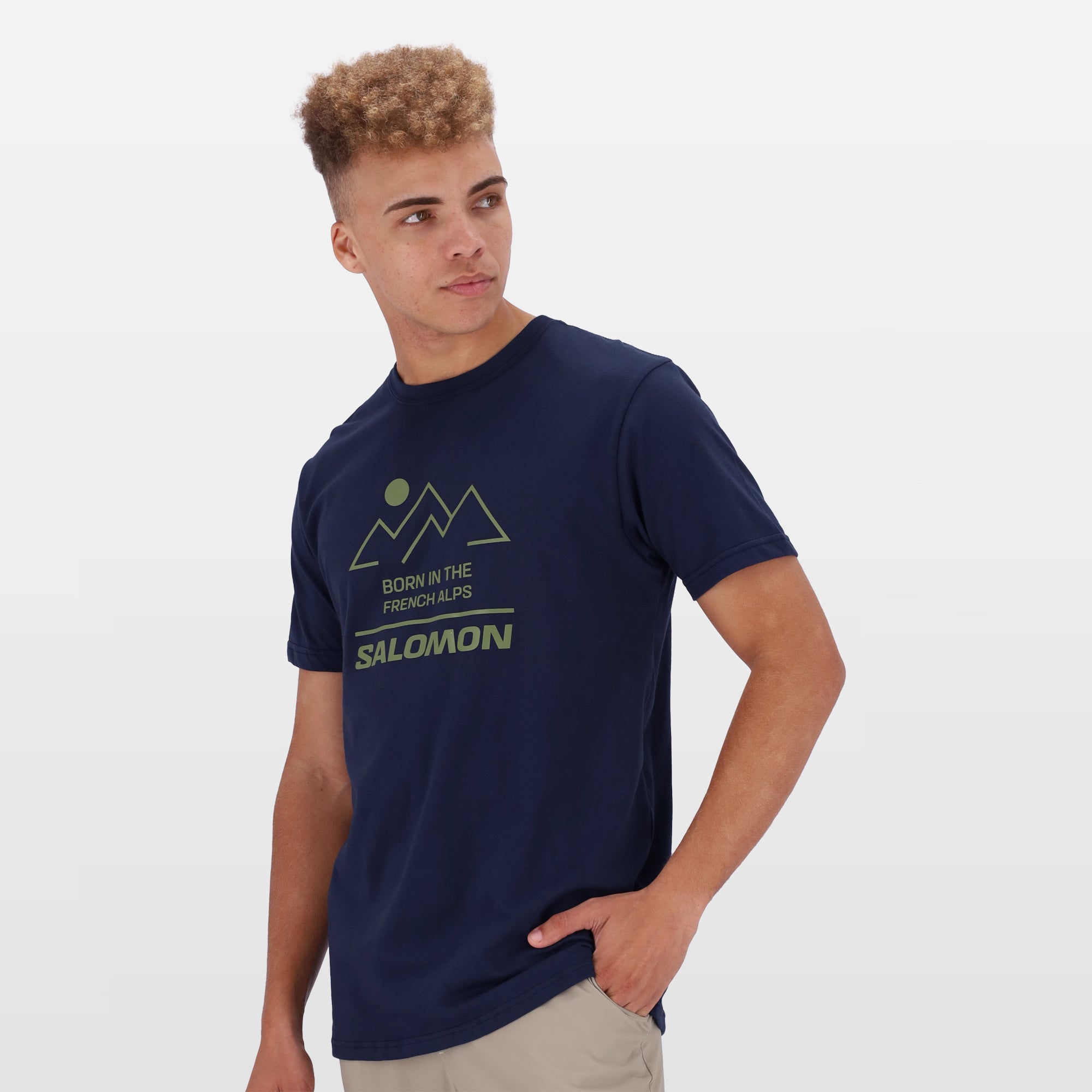 Salomon Fine Line T-Shirt: Supreme Comfort, Striking Graphic, Ultimate Style