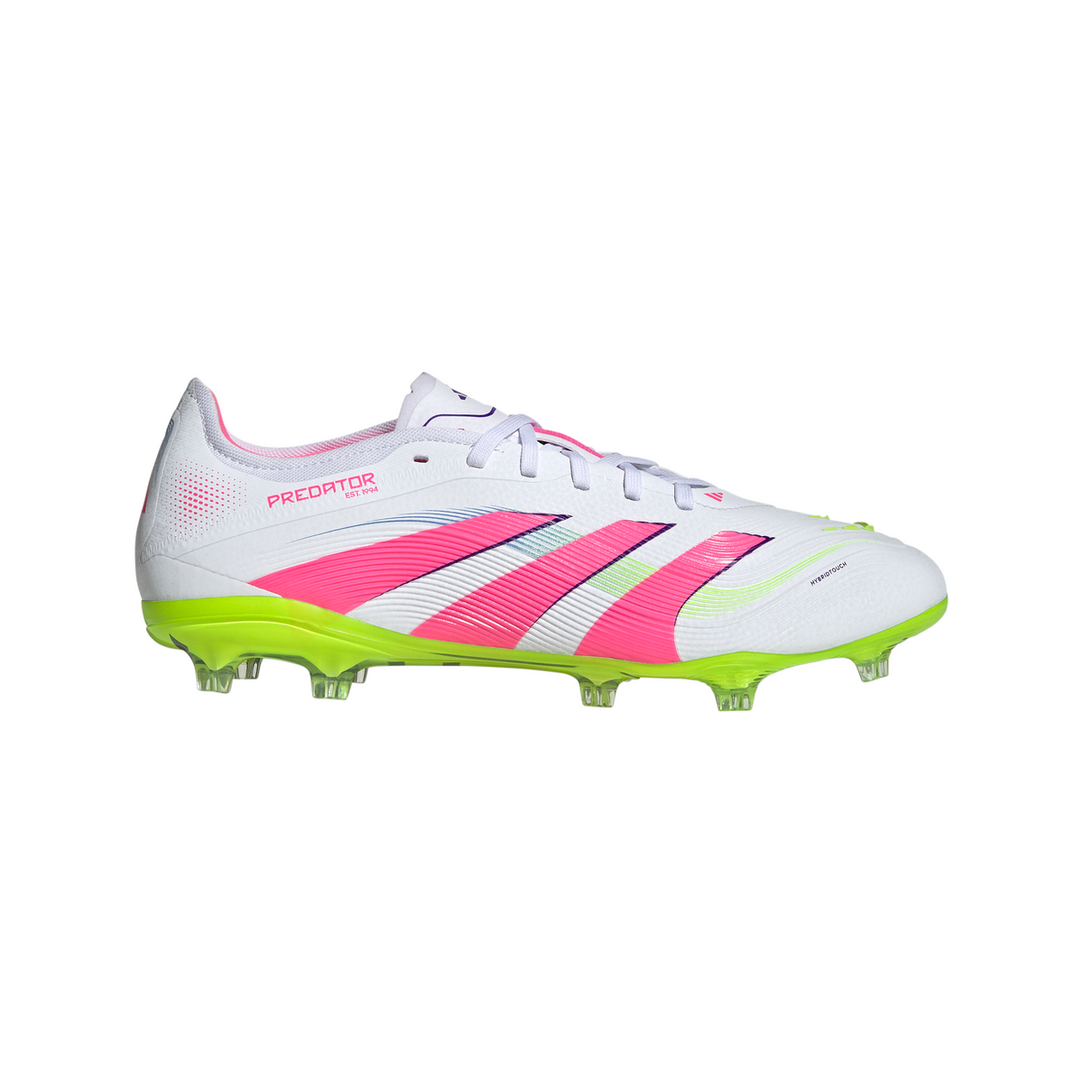 Adidas Predator Pro Firm Ground Cleats White/Pink