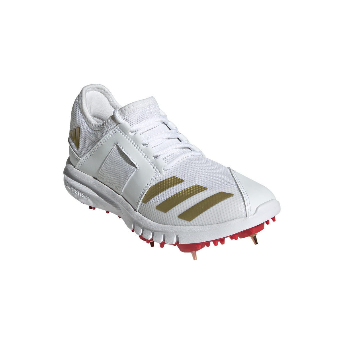 Adidas Howzat Spike 20 Junior Cloud White / Gold Metallic / Pure Ruby