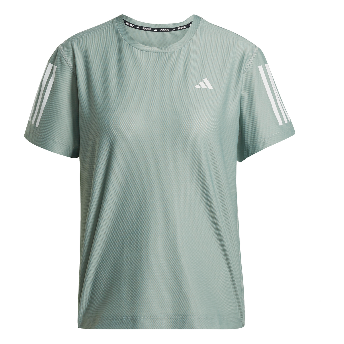 Adidas Own The Run Tee Silver Green
