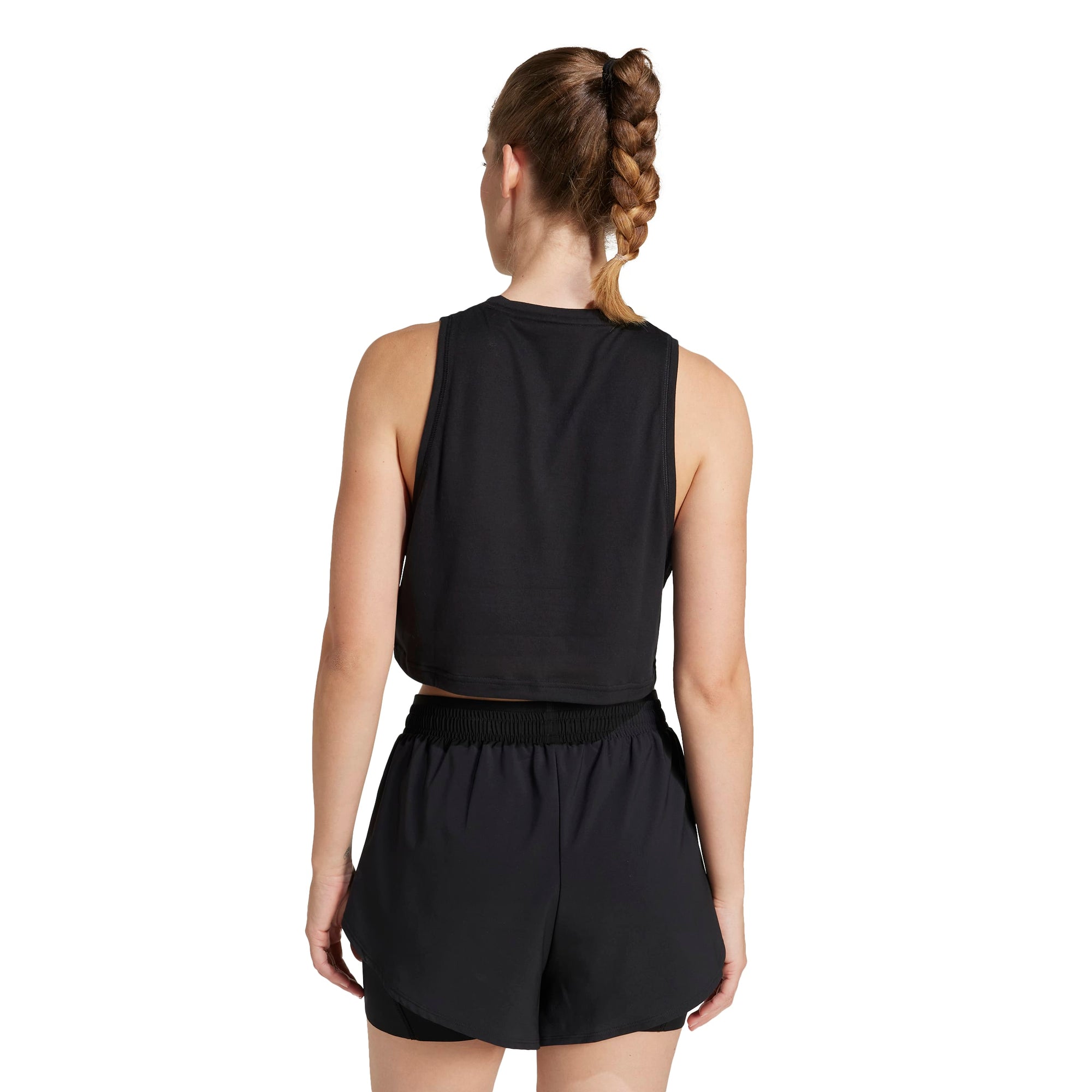 Adidas Train Essentials Boxy Workout Tank Top Black