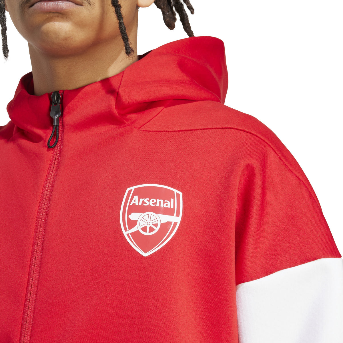 Adidas Arsenal Z.N.E. Anthem Jacket Better Scarlet / White