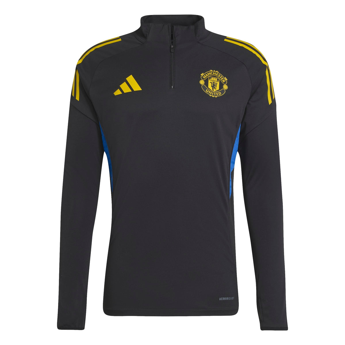 Adidas Manchester United Tiro 25 Competition Training Top Black / Hi-Res Blue