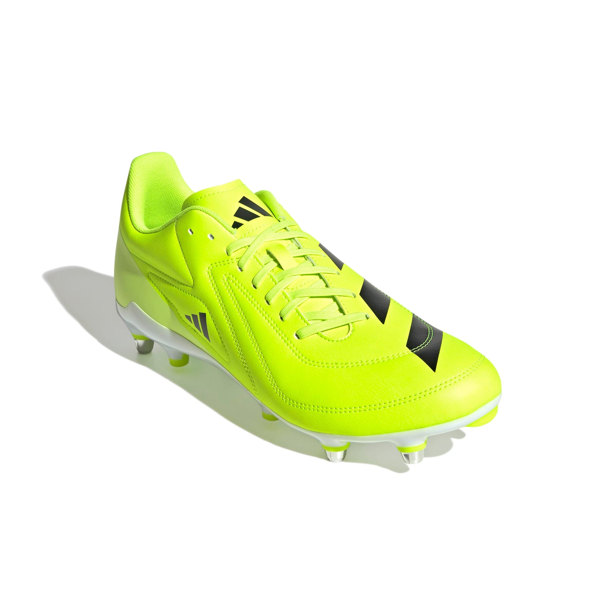 Adidas RS15 Soft Ground Rugby Boots Lucid Lemon / Core Black
