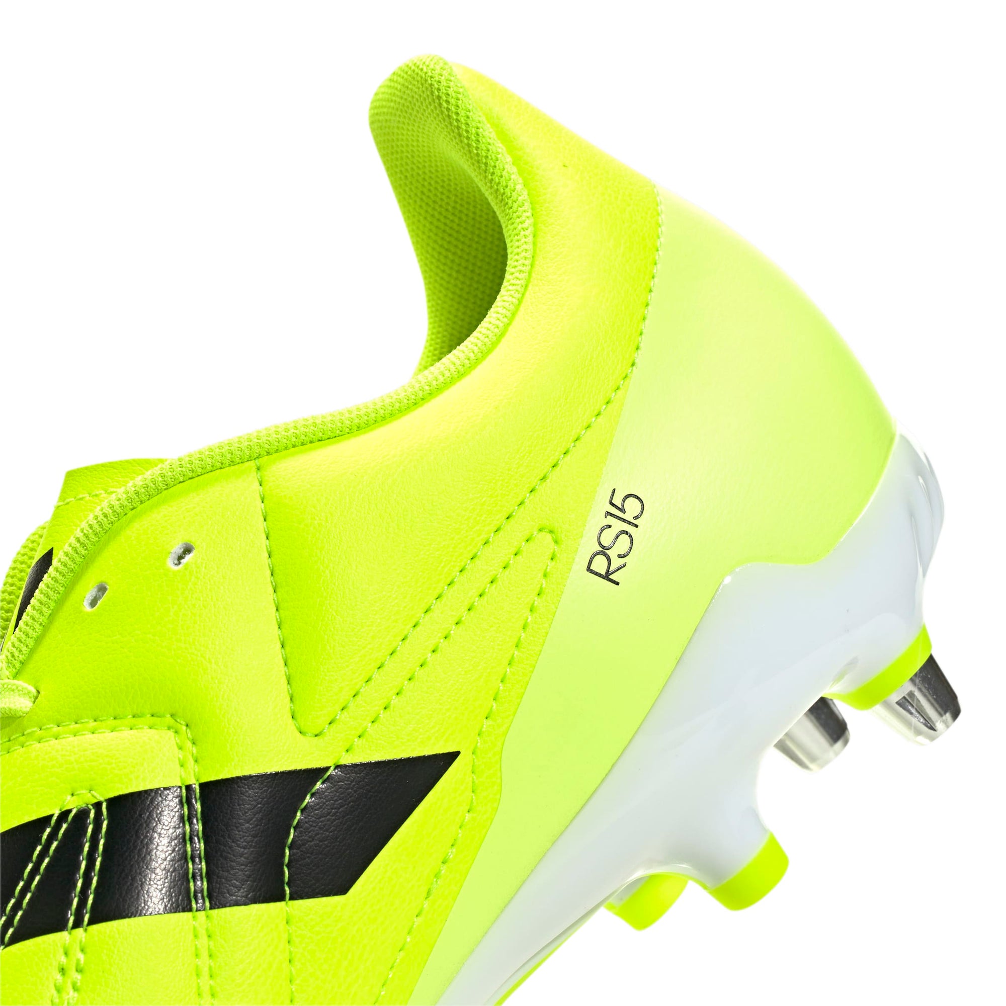Adidas RS15 Soft Ground Rugby Boots Lucid Lemon / Core Black