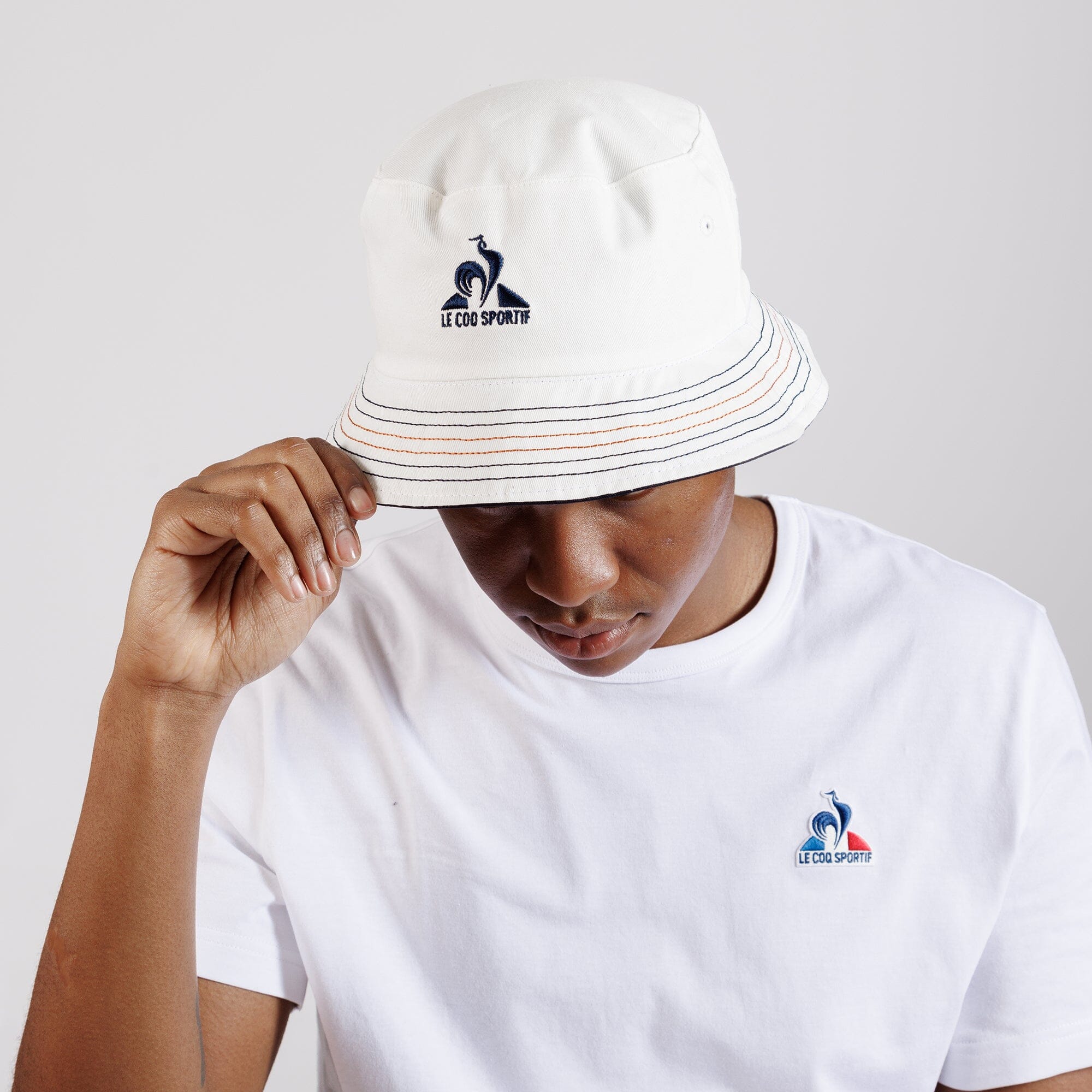 Reversible Heritage Bucket Hat - Le Coq Sportif