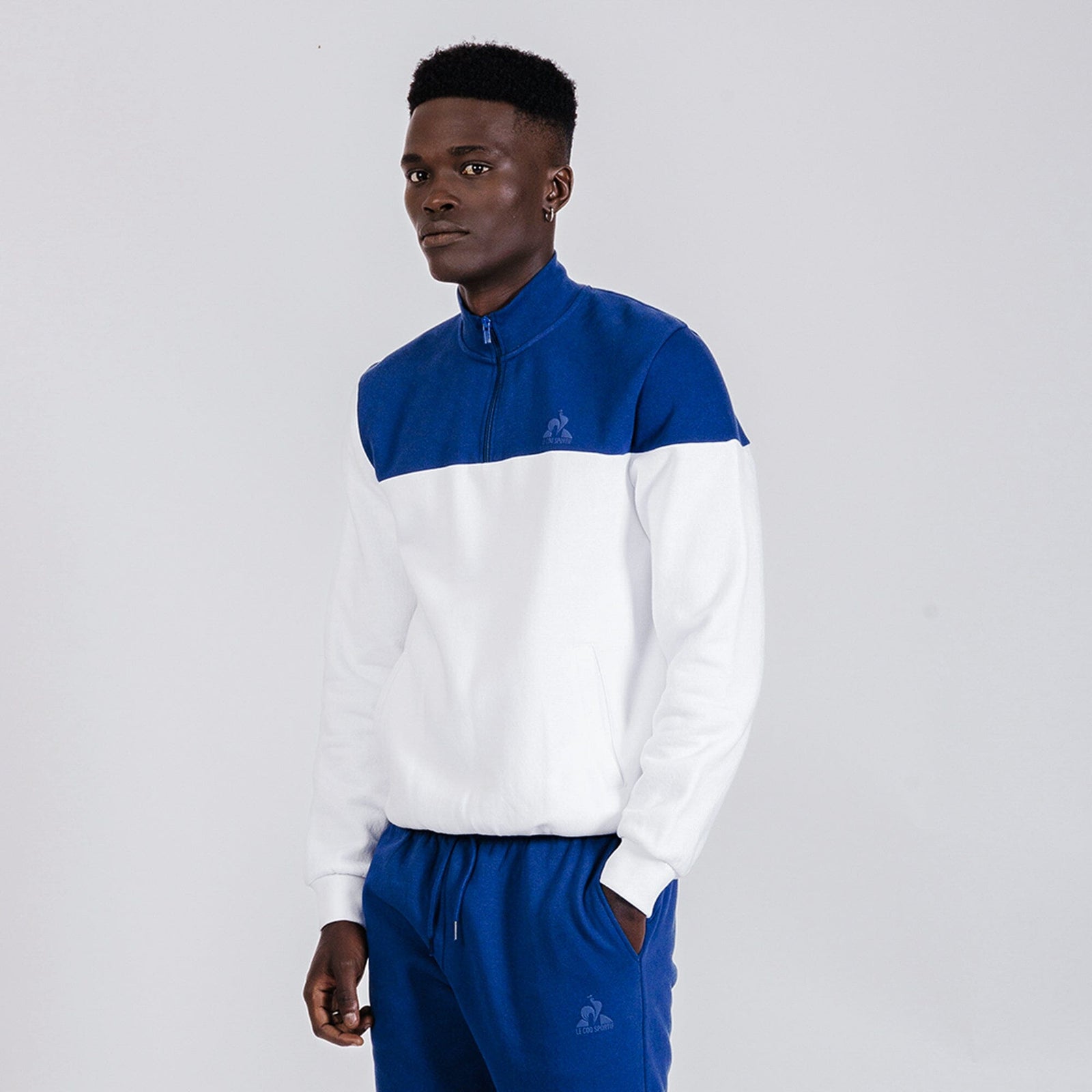Essential Tone on Tone Zip Sweatshirt - Le Coq Sportif