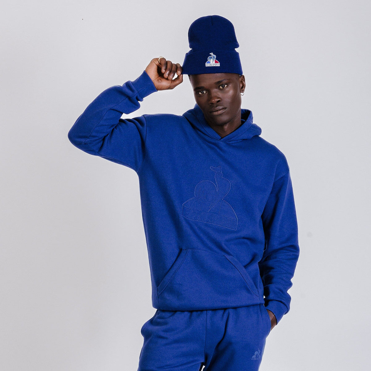 Essential Oversized Tone on Tone Hoodie - Le Coq Sportif