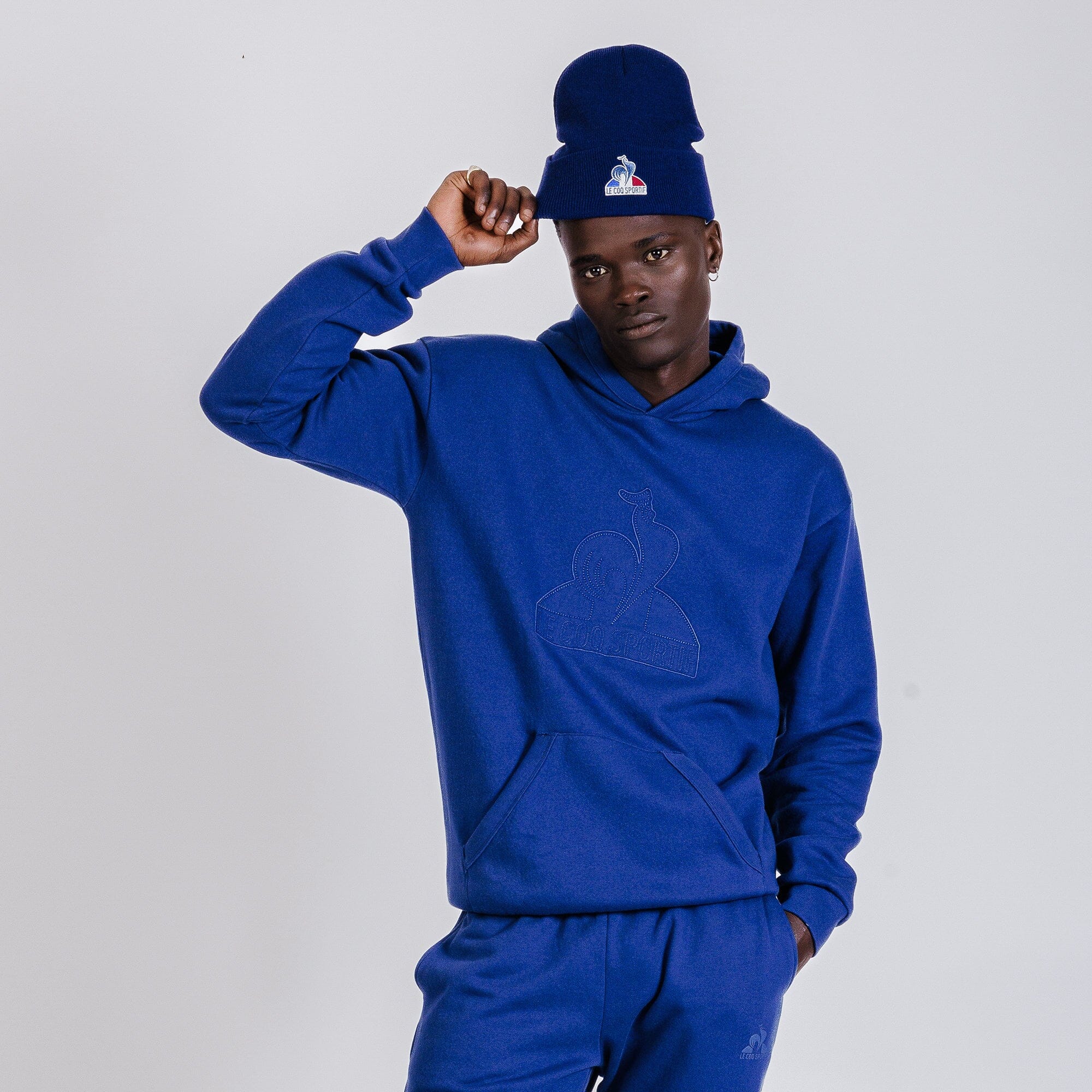 Essential Oversized Tone on Tone Hoodie - Le Coq Sportif