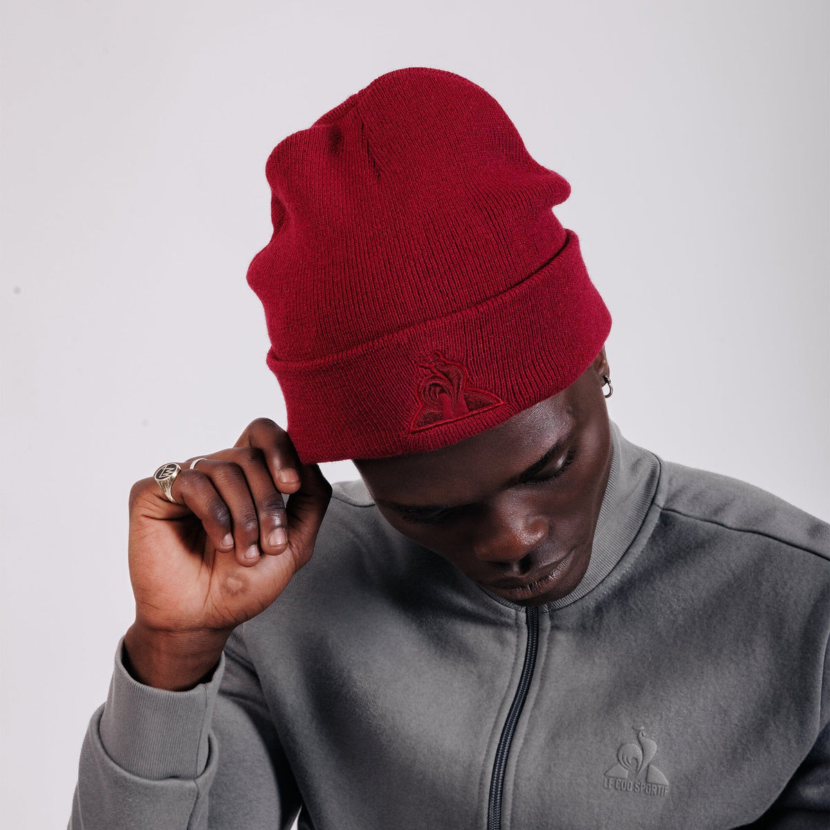 Essential Tone on Tone Beanie - Le Coq Sportif