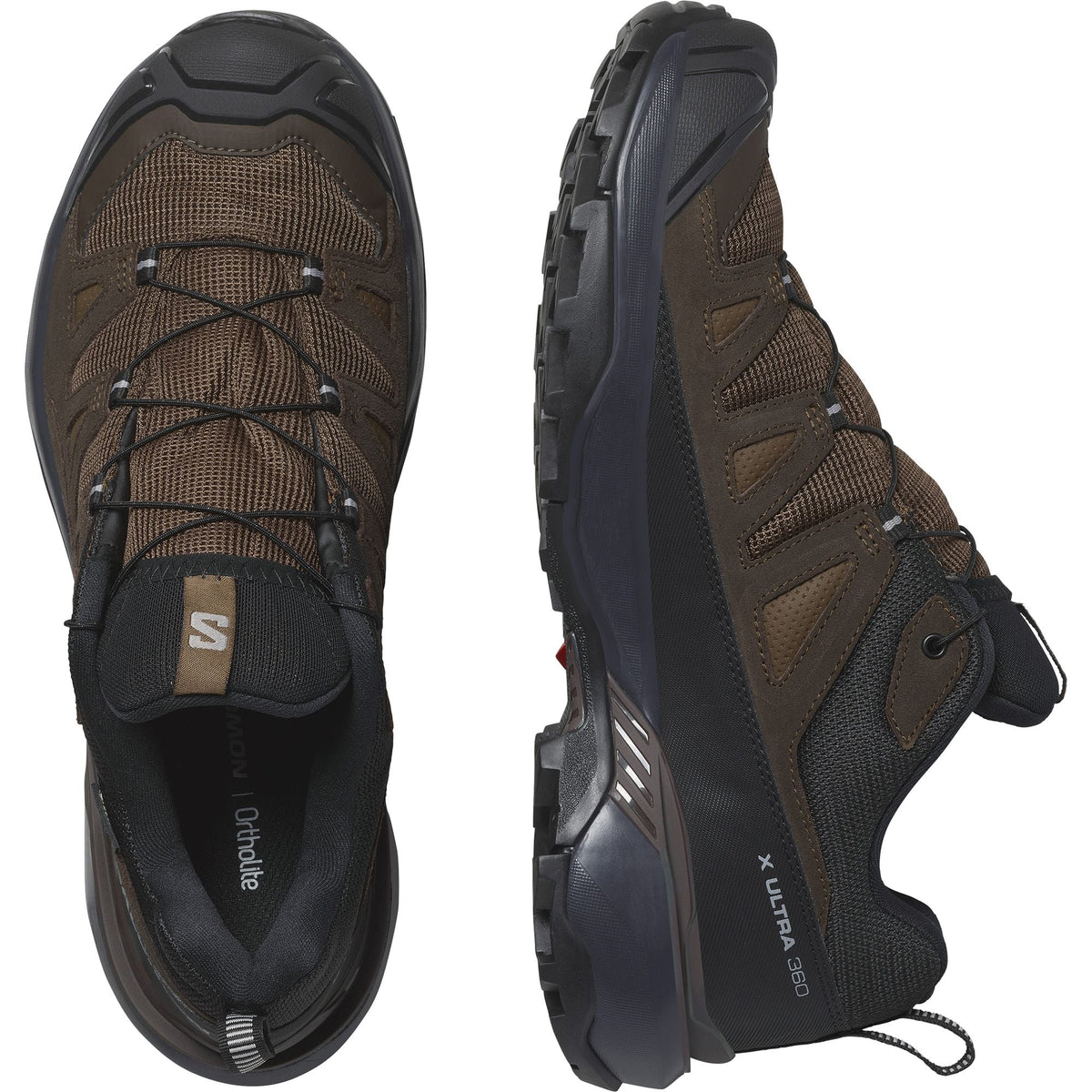 Salomon X-Ultra 360 Leather GTX Men&#39;s Waterproof Durable Hiking Trail Shoes