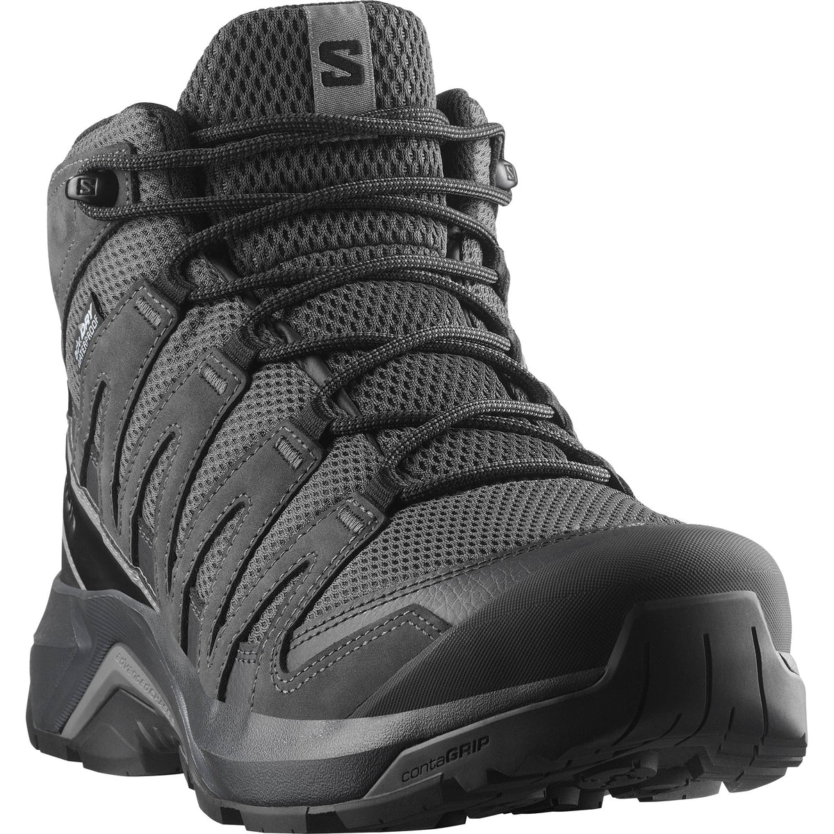 Salomon X-Adventure Recon Mid Waterproof Hiking Boots: Durable Leather Trail Footwear