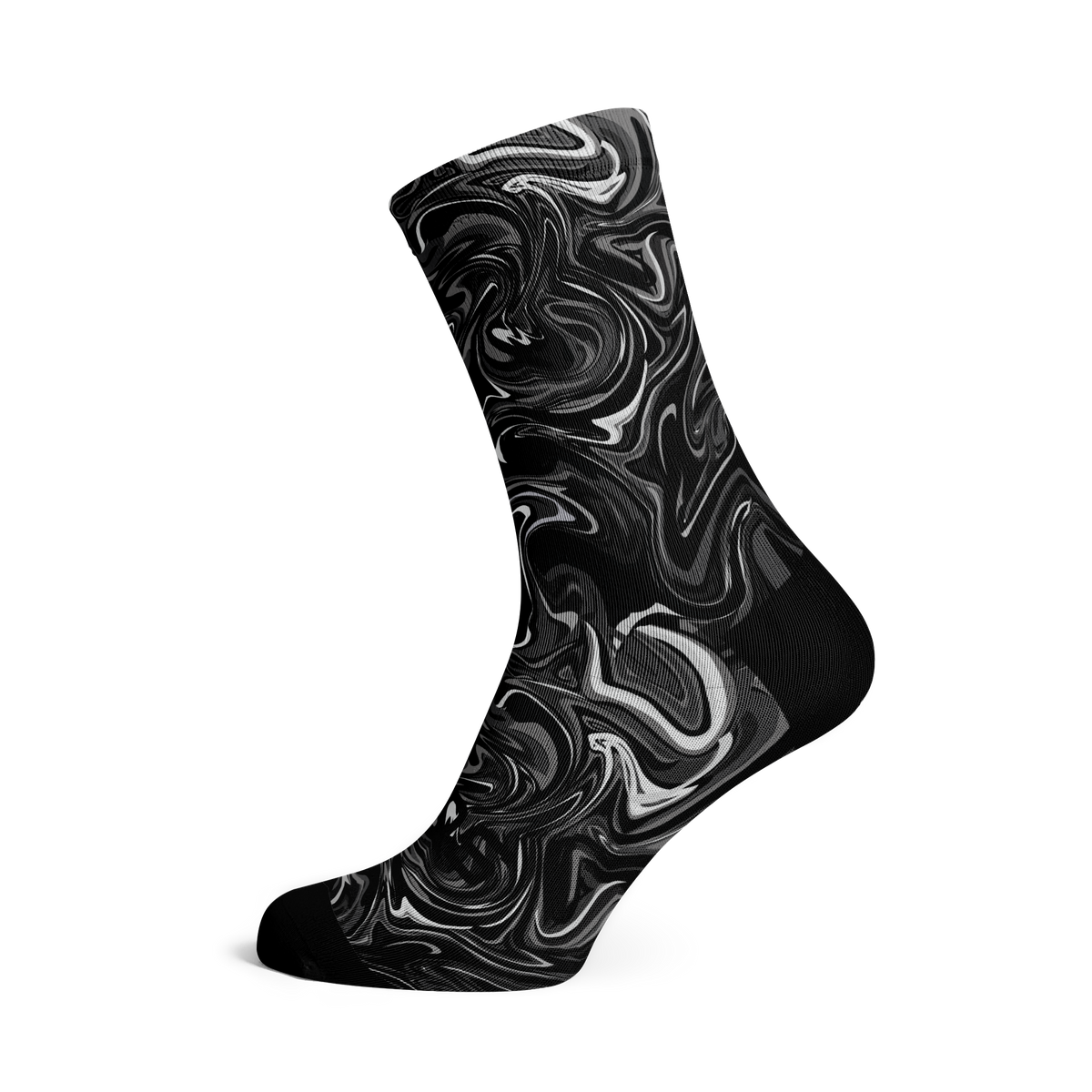 Sox Marble Black Socks