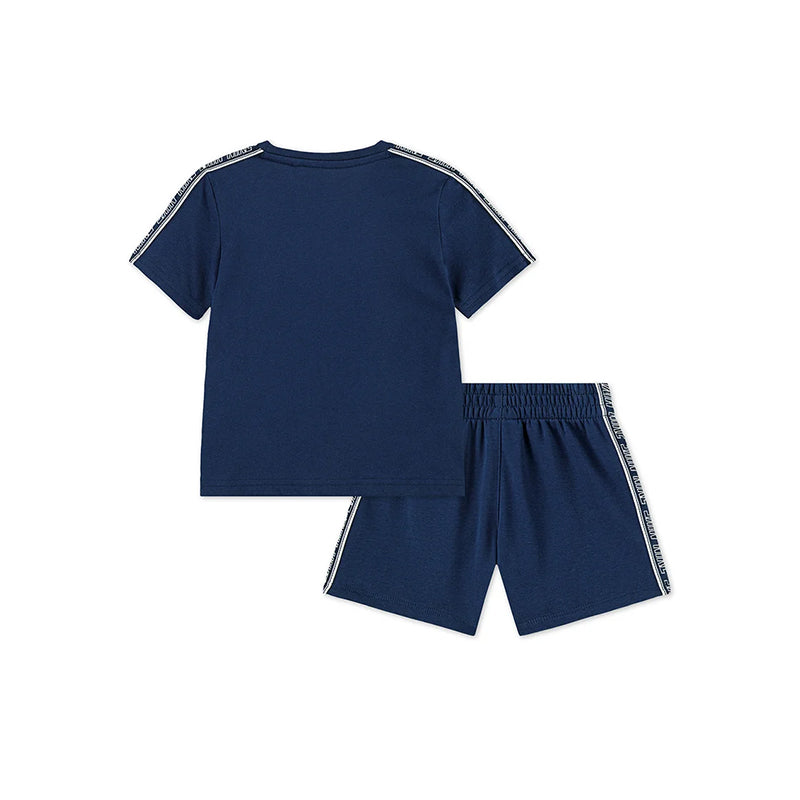 Nike NKN Poly Pack Knit Short Set - Midnight Navy