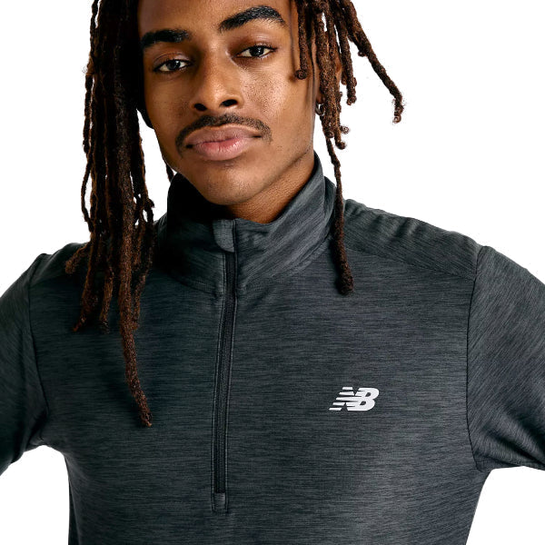 New Balance Space Dye 1/4 Zip Black