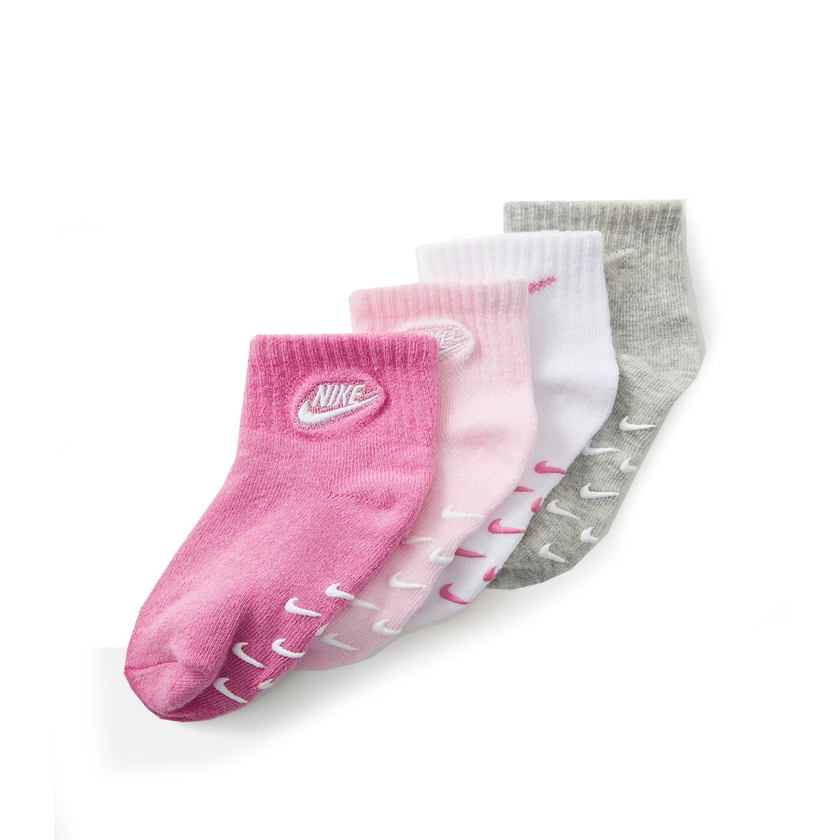 Nike NHN 4pk Logo Gripper Sock - Magic Flamingo