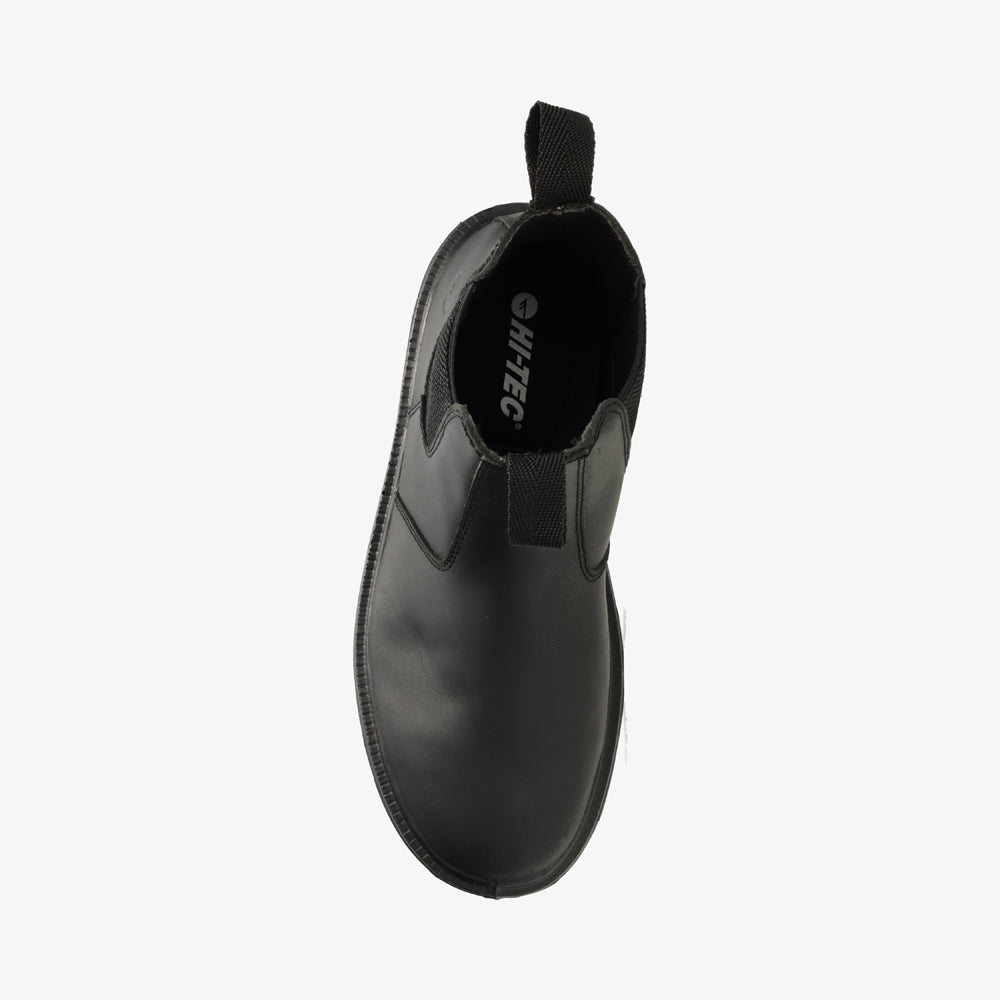 Men's Durable Leather Hi-Tec Angus Comfort Slip-On Boot for Everyday Wear