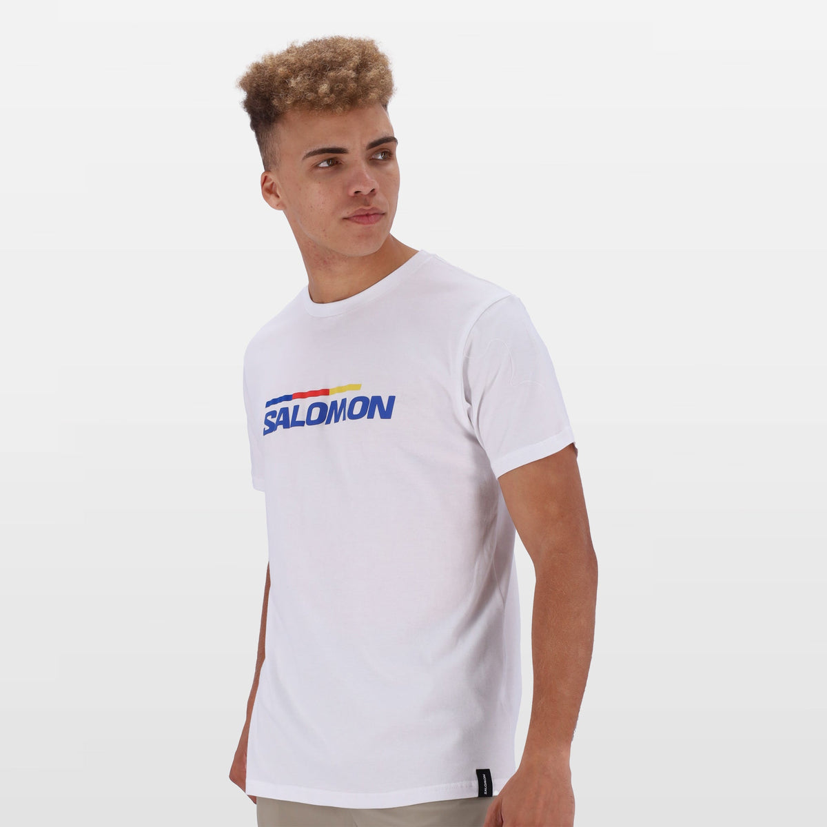 Salomon Old Racer II Men&#39;s White Soft Breathable Casual T-Shirt