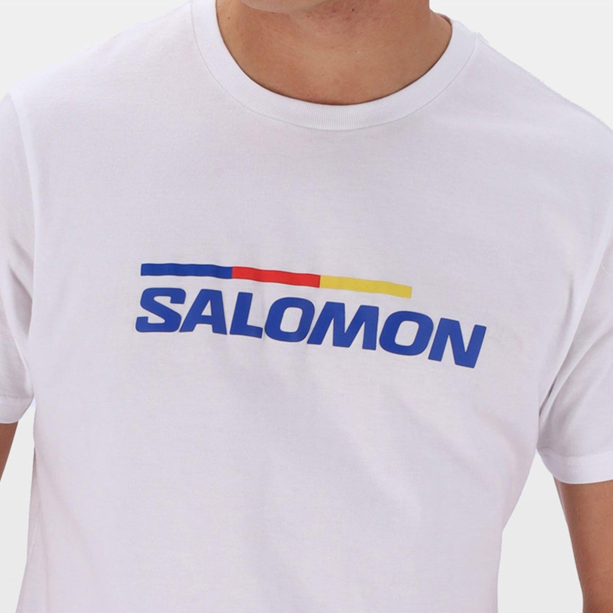 Salomon Old Racer II Men&#39;s White Soft Breathable Casual T-Shirt