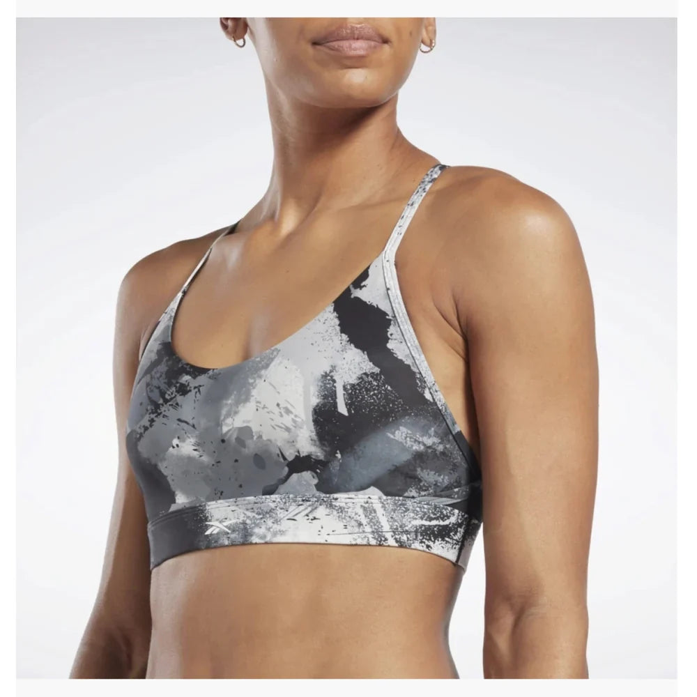 Lux Strappy Allover Print Bold Bra