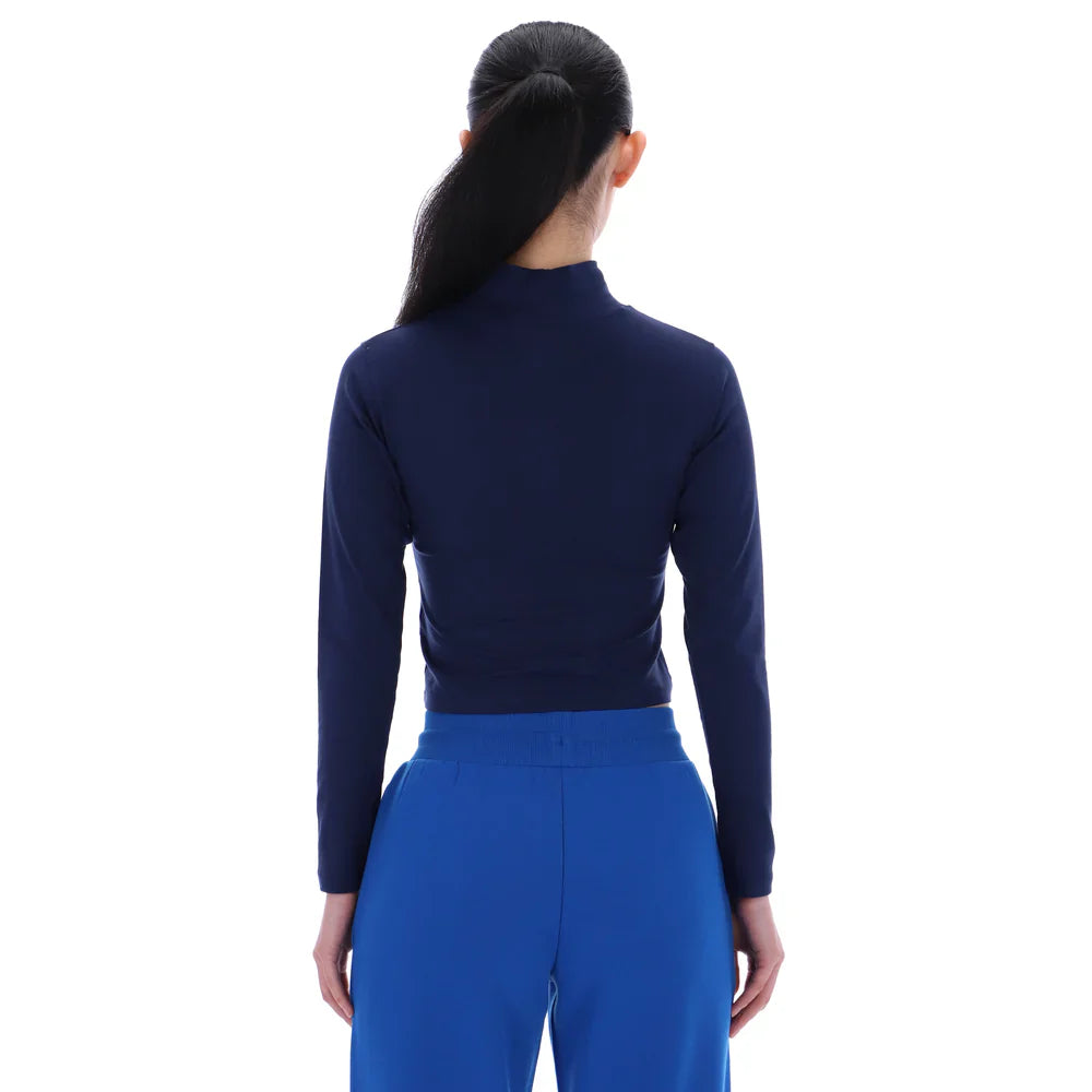 Jade Ls Roll Neck Slim Crop Top (2)