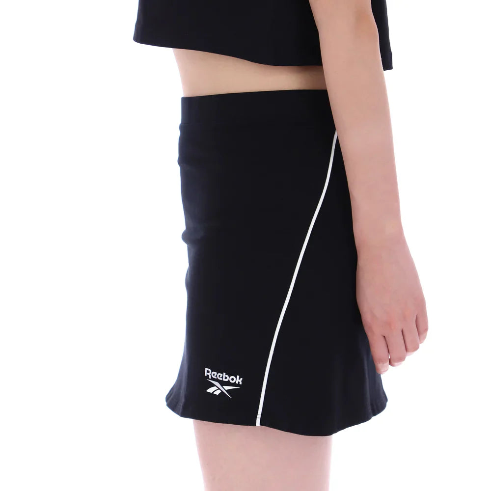 Brianna Flared Skirt With Foil Logo (4)