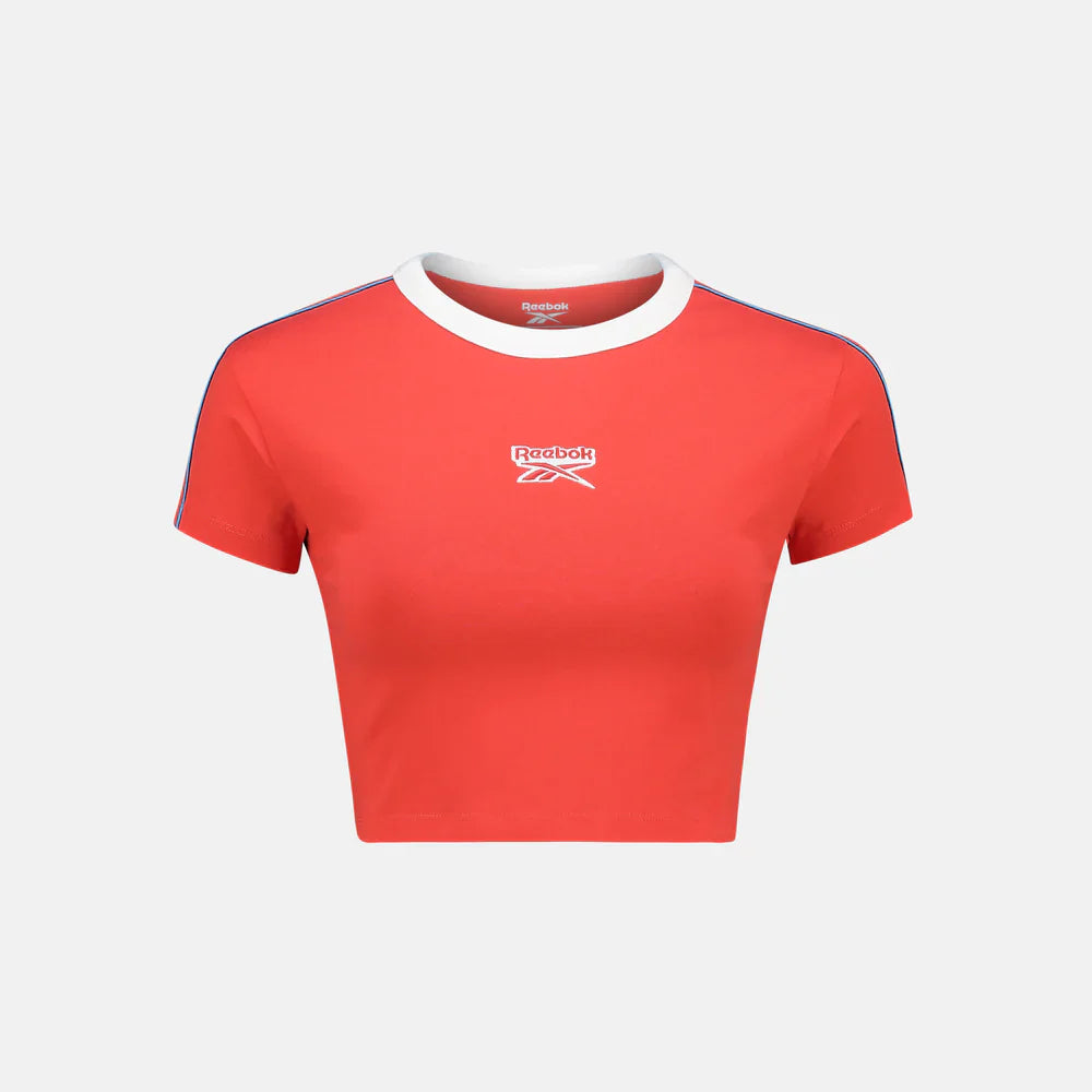 Laura Crew Neck Ss Retro Footy Tee