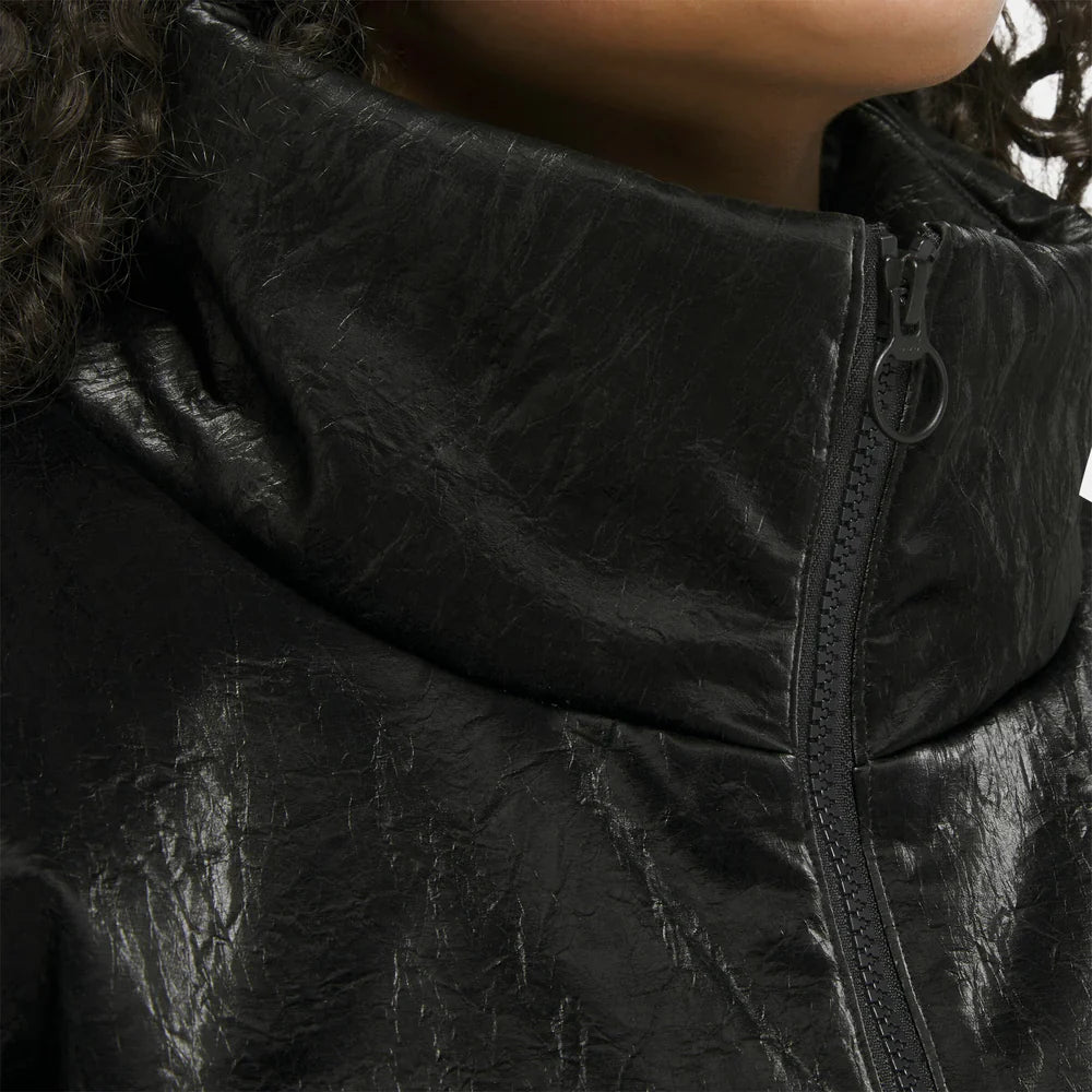 Faux Leather Fashion Puffer Jacket (6)