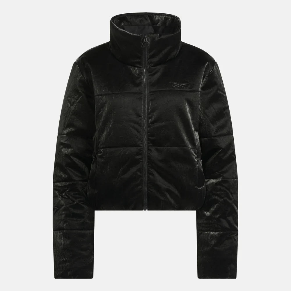 Faux Leather Fashion Puffer Jacket (3)