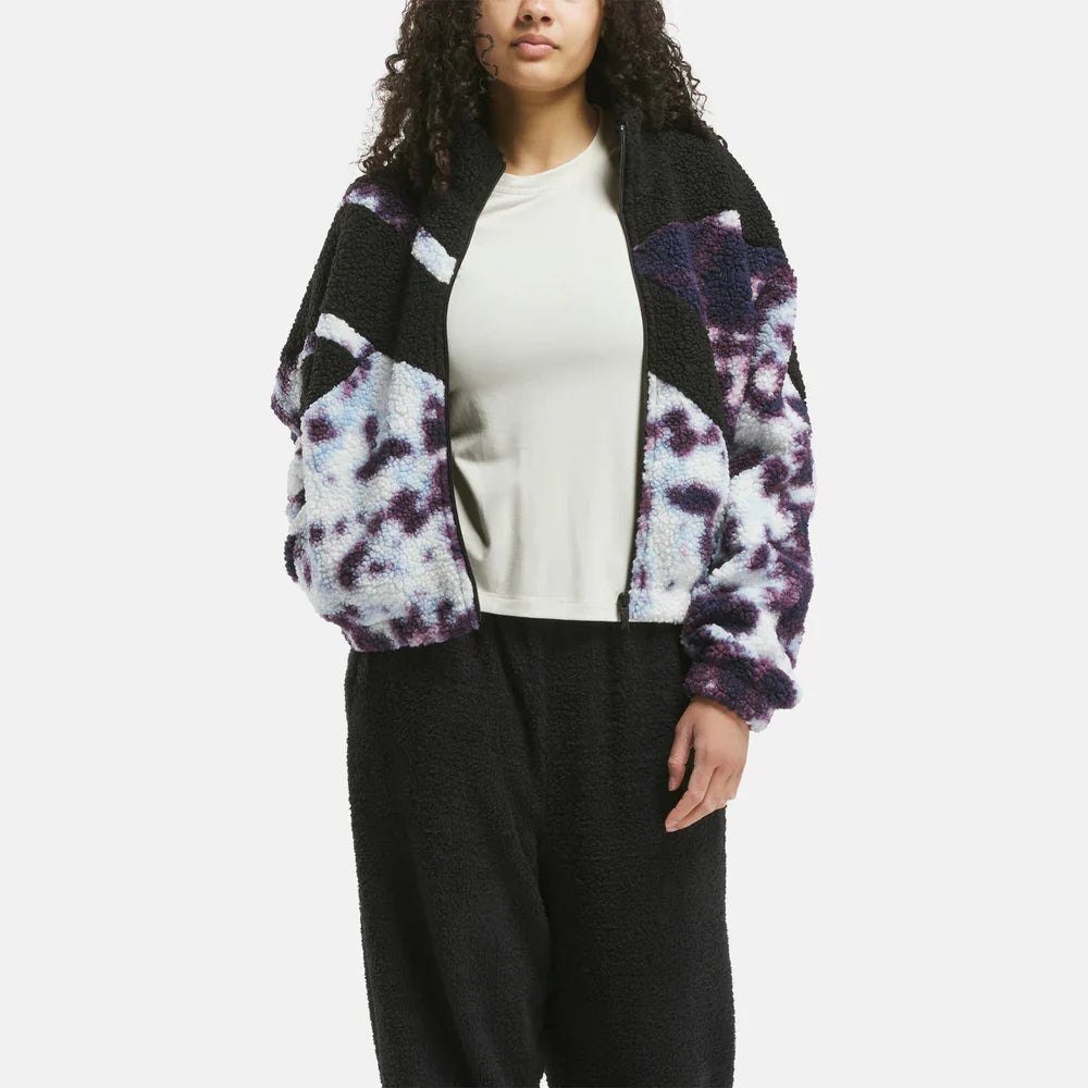 Classic Allover Print Winter Track Top