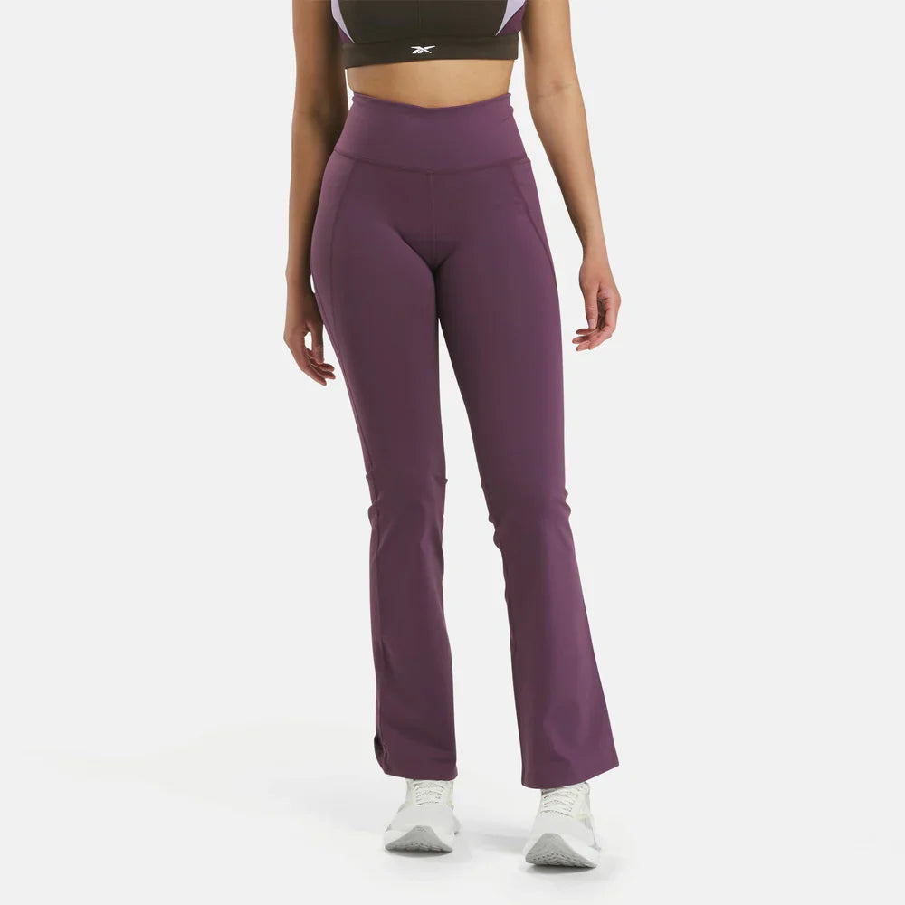 Lux High-Rise Mini-Flare Pants