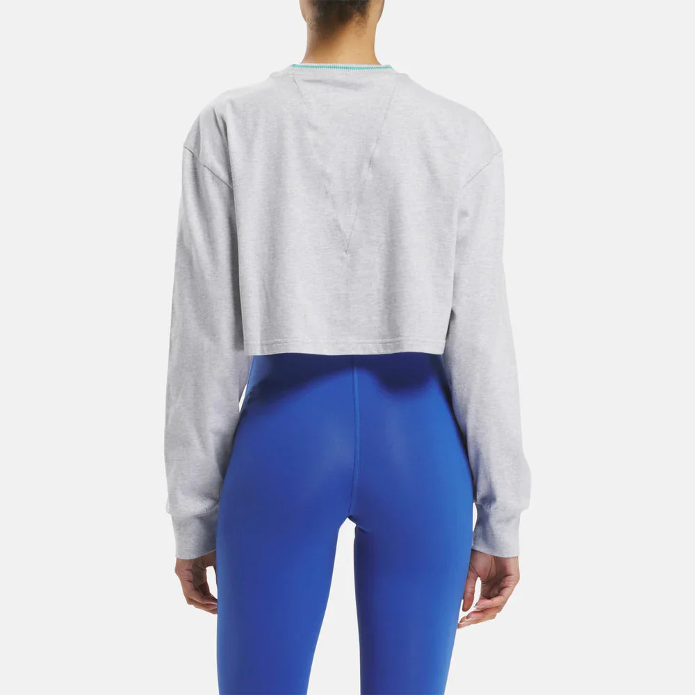 Team Long Sleeve Crop Top