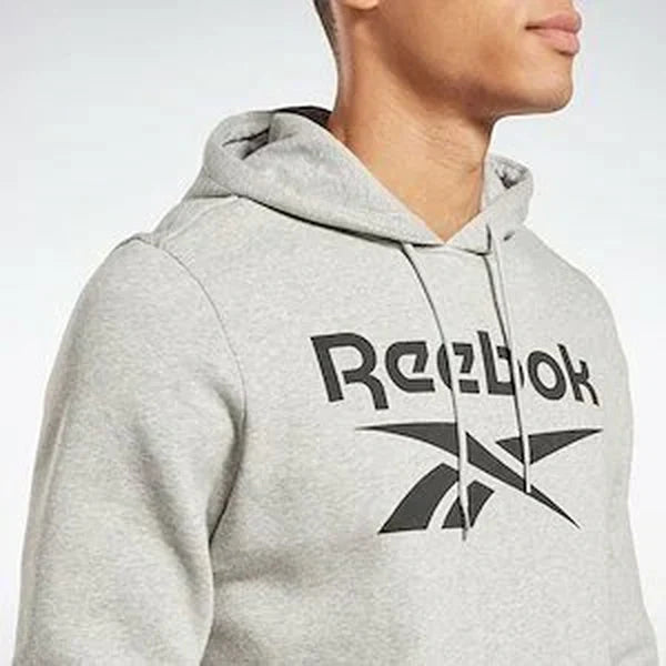 Identity Fleece Stacked Logo Pullover Hoodie (2)