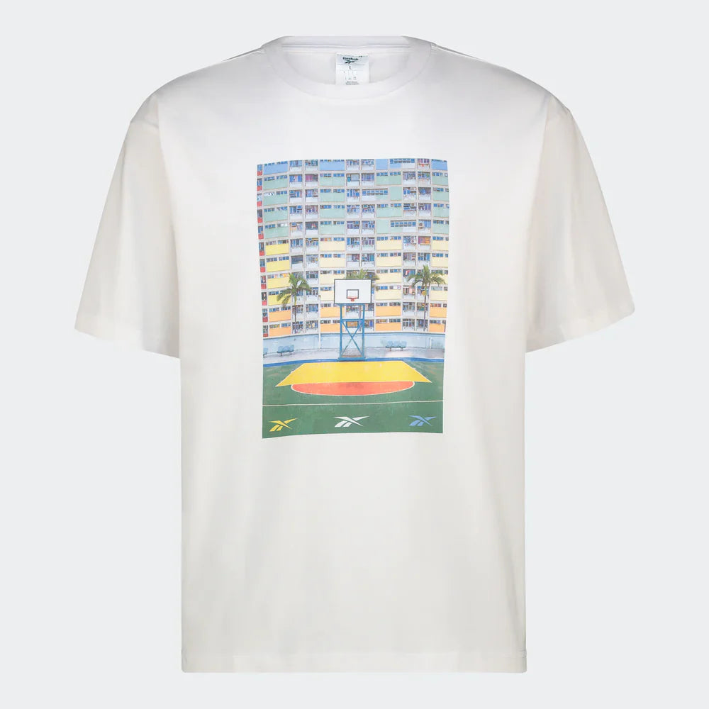 Reebok Graphic Tee Retro Basketball Court