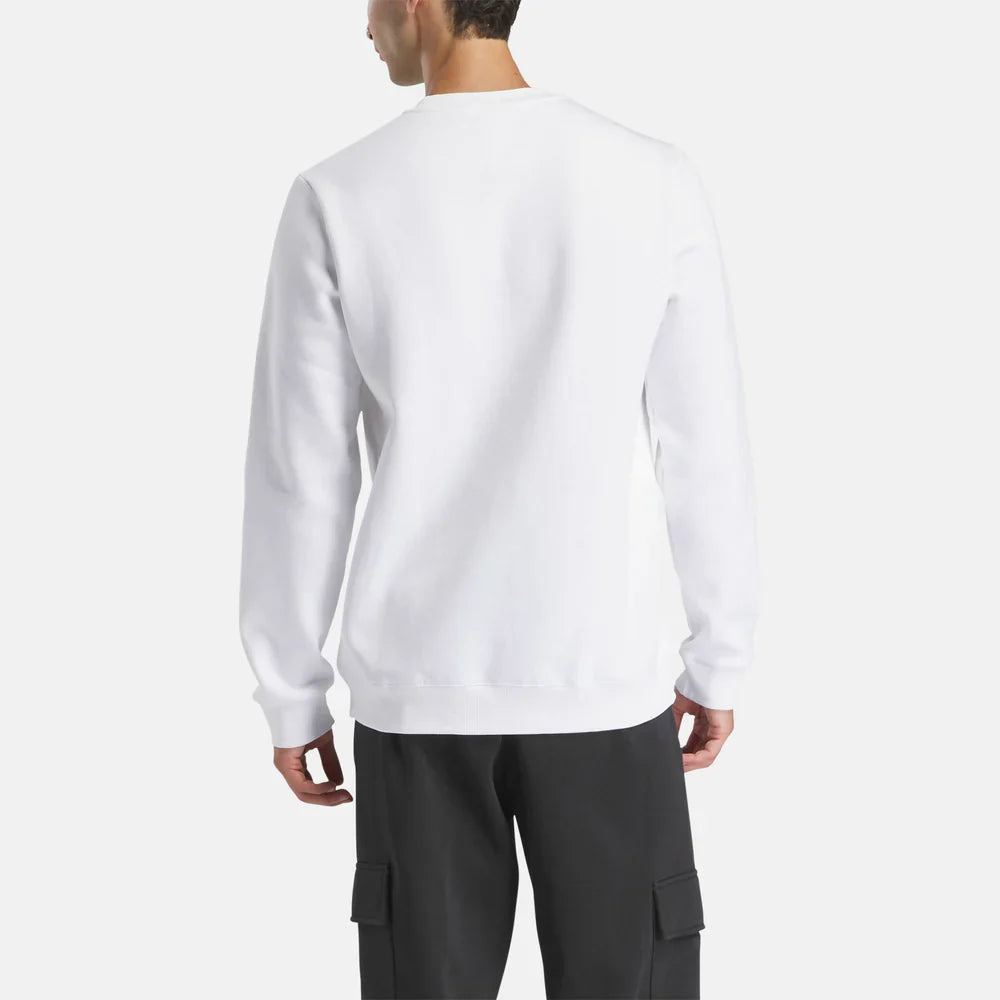 Reebok Identity Fleece Stacked Logo Crew Sweatshirt (1)