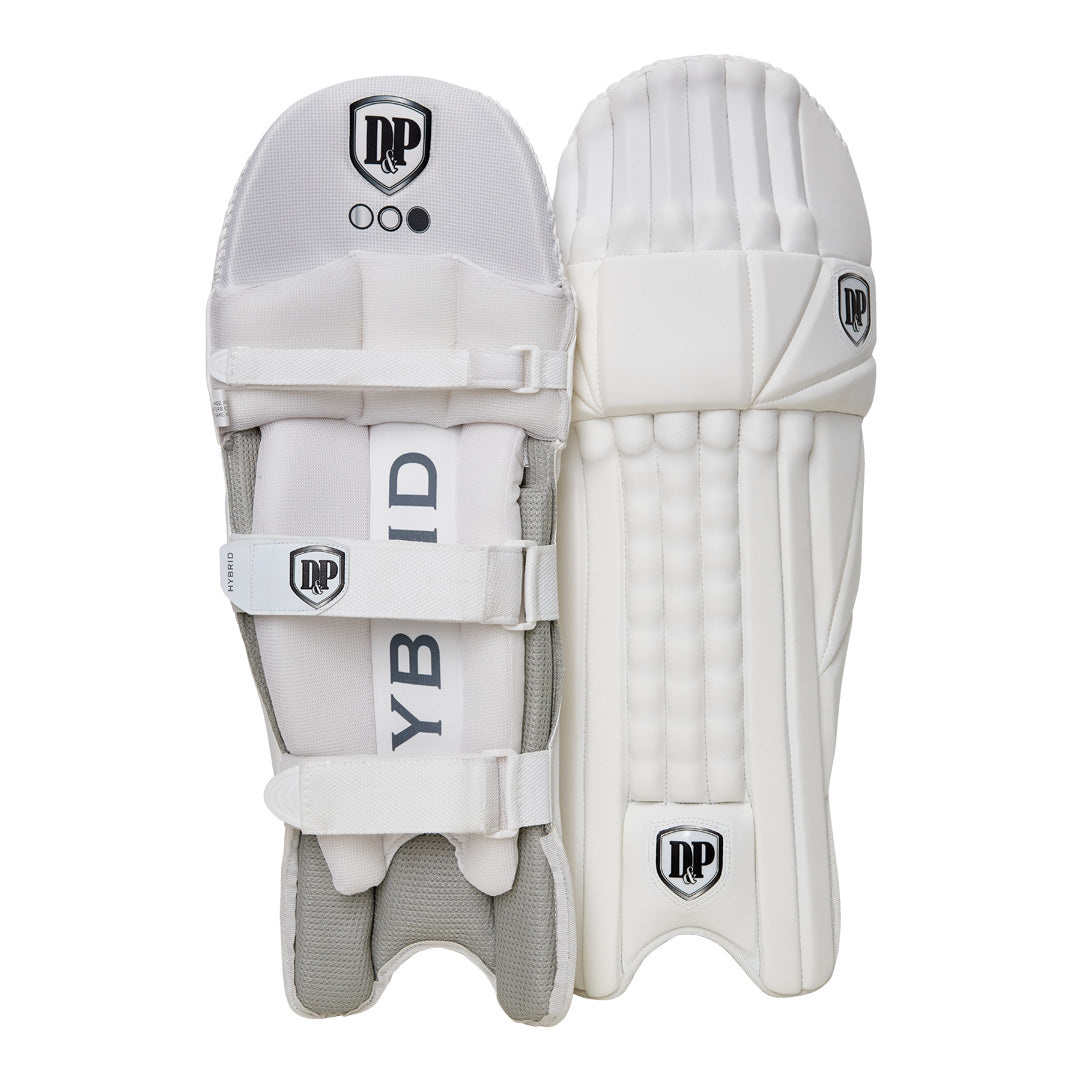 D&amp;P Hybrid Batting Pads – White