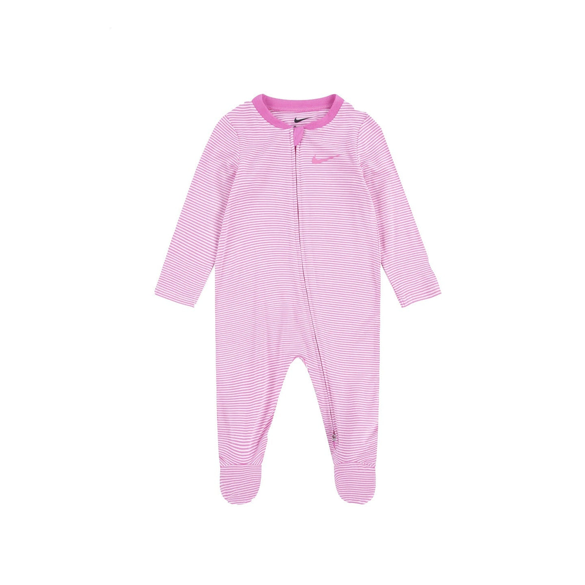Nike NKN Striped Footed Coverall - Playful Pink